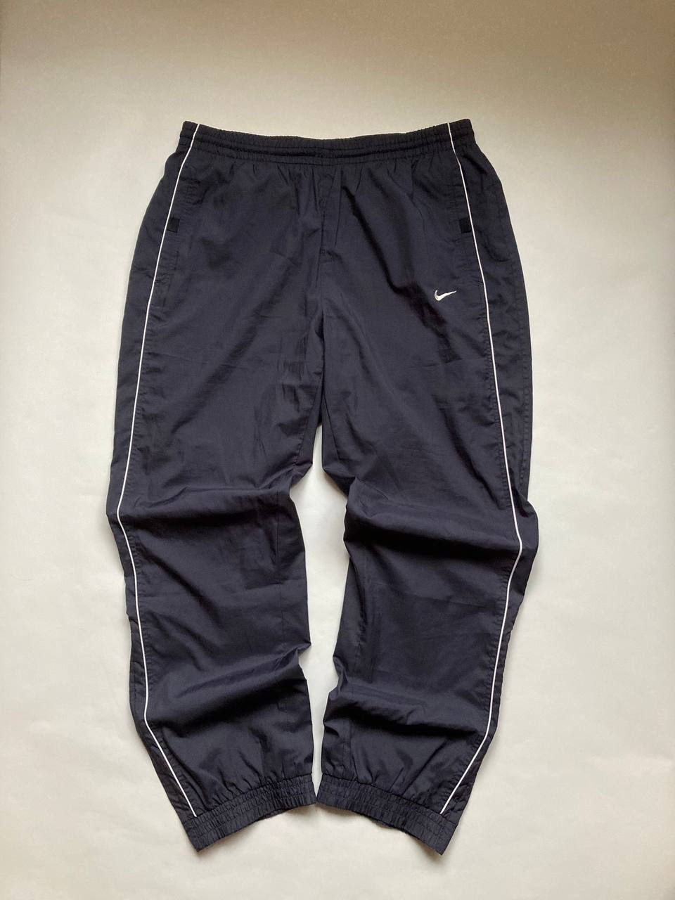 Nike × Vintage Vintage Nike Track Pants Nylon Drill Y2K Style Size US 36 / EU 52 - 1 Thumbnail