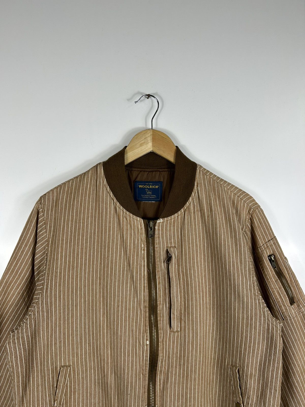 Vintage × Woolrich Woolen Mills ⚡️Vintage Woolrich Zipper Bomber Jacket Size US L / EU 52-54 / 3 - 4 Thumbnail