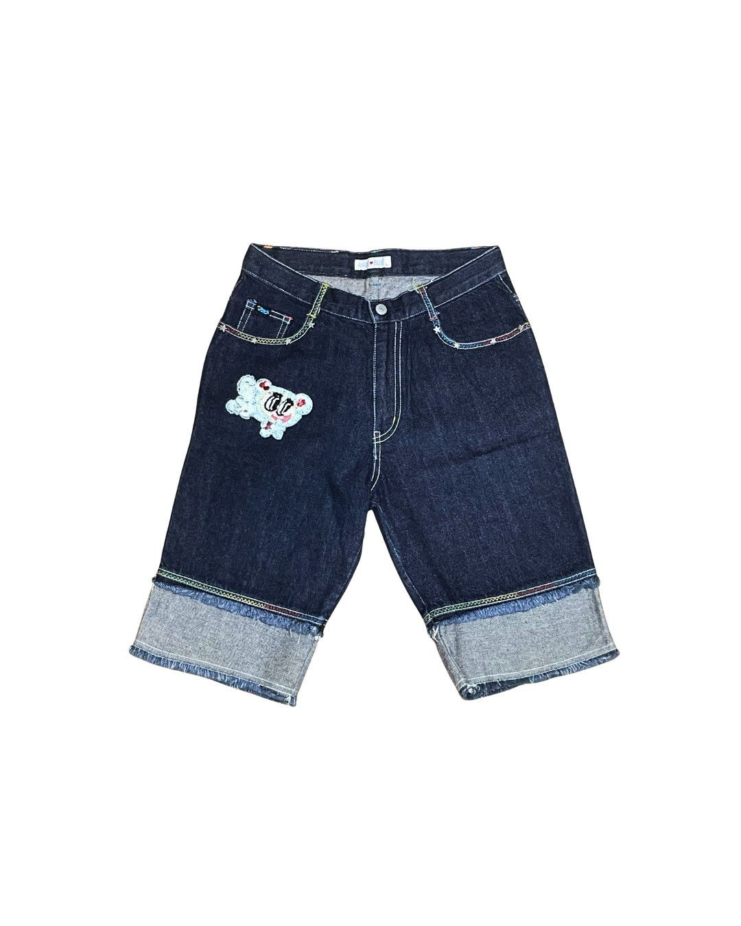 Angel Blue Angel Blue Japan All-Over Print Graphic Shorts JDM Y2K Style Size 26" / US 2 / IT 38 - 2 Thumbnail