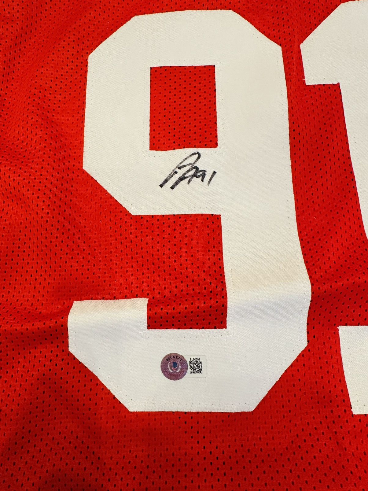 Other Arik Armstead San Francisco 49ers Auto Jersey Beckett COA-XL Size US XL / EU 56 / 4 - 3 Thumbnail