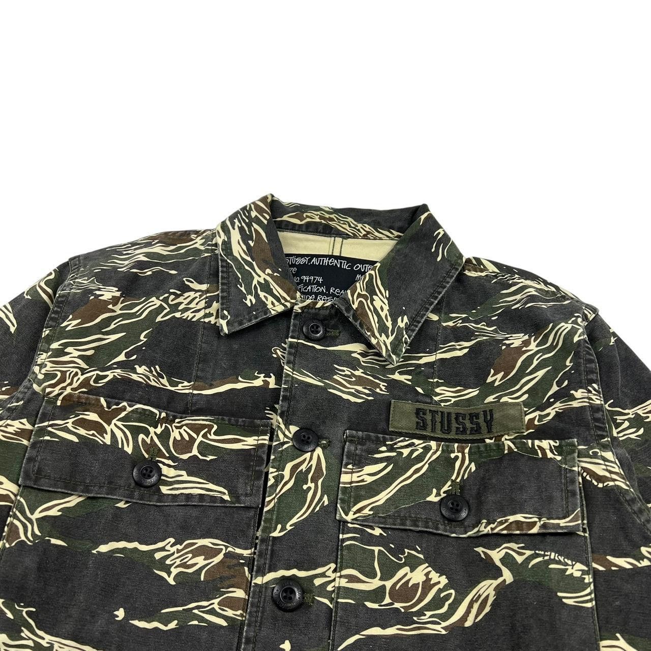 Stussy Vintage Stussy Camo Overshirt Jacket - Medium Size US M / EU 48-50 / 2 - 3 Thumbnail