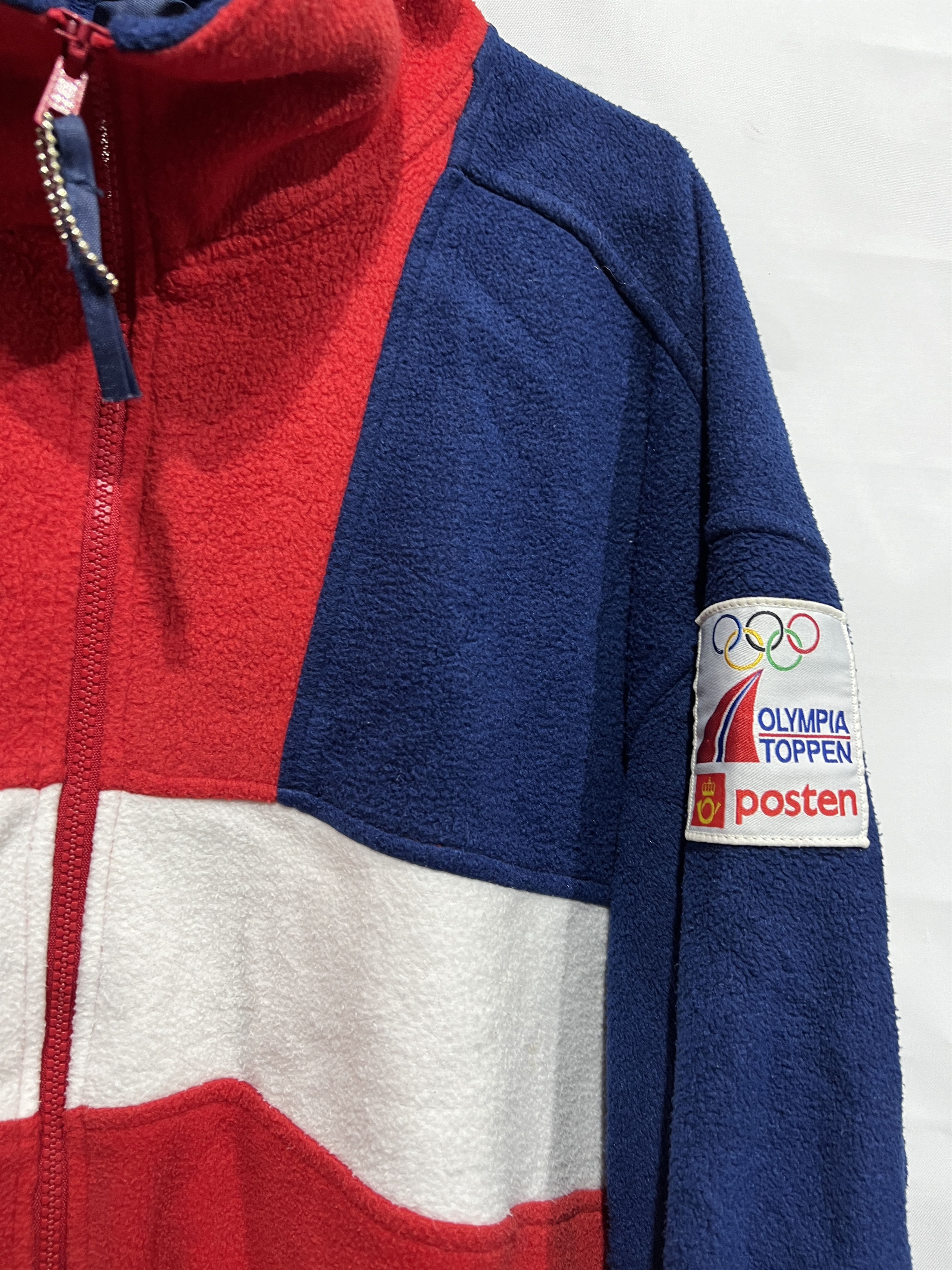 Vintage 90s Fleece Olympia toppen vintage jacket pullover size XL Size US XL / EU 56 / 4 - 5 Thumbnail