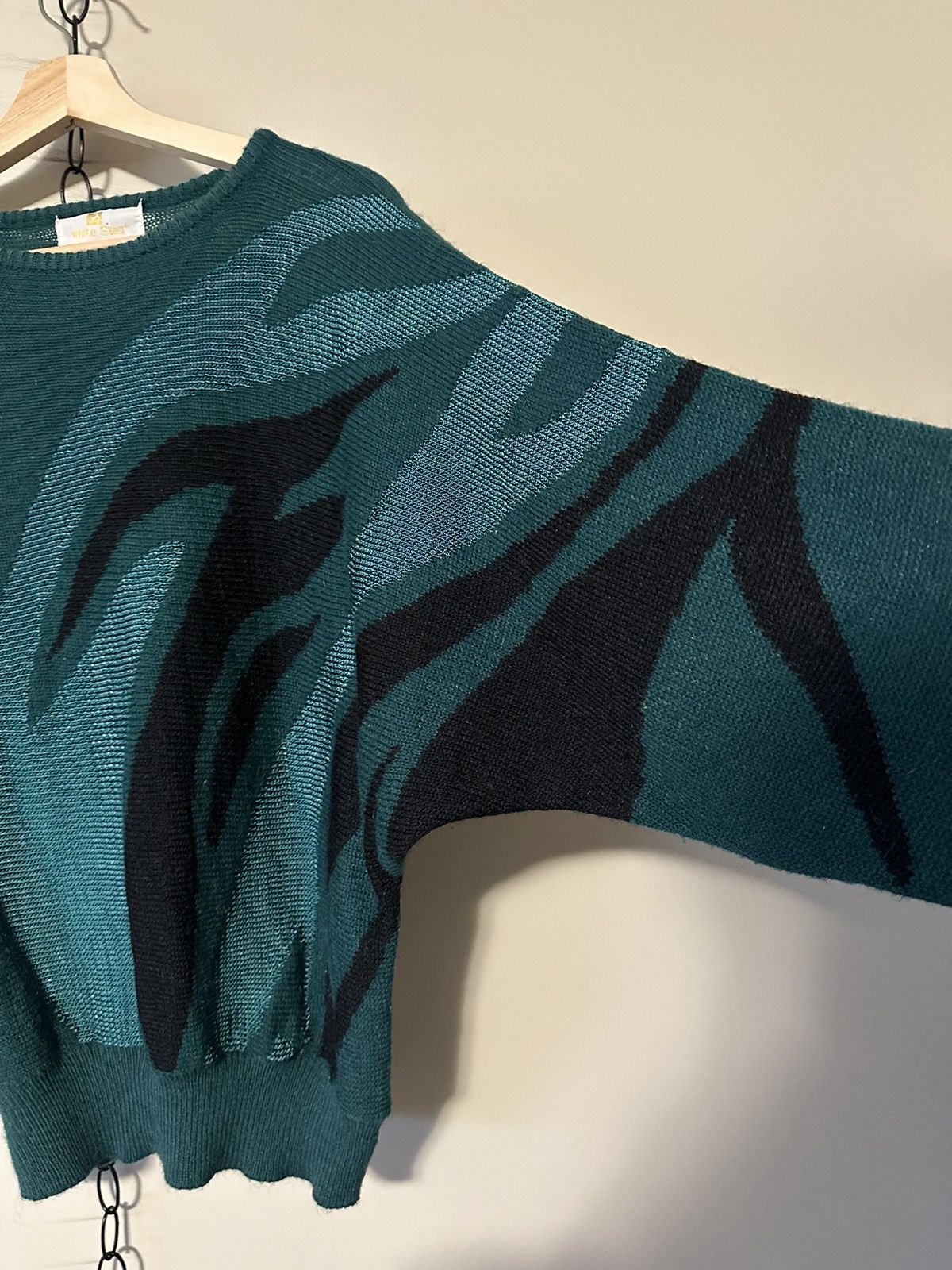 Vintage Vintage 1980s White Stag Abstract Sweater Large Size L / US 10 / IT 46 - 6 Thumbnail