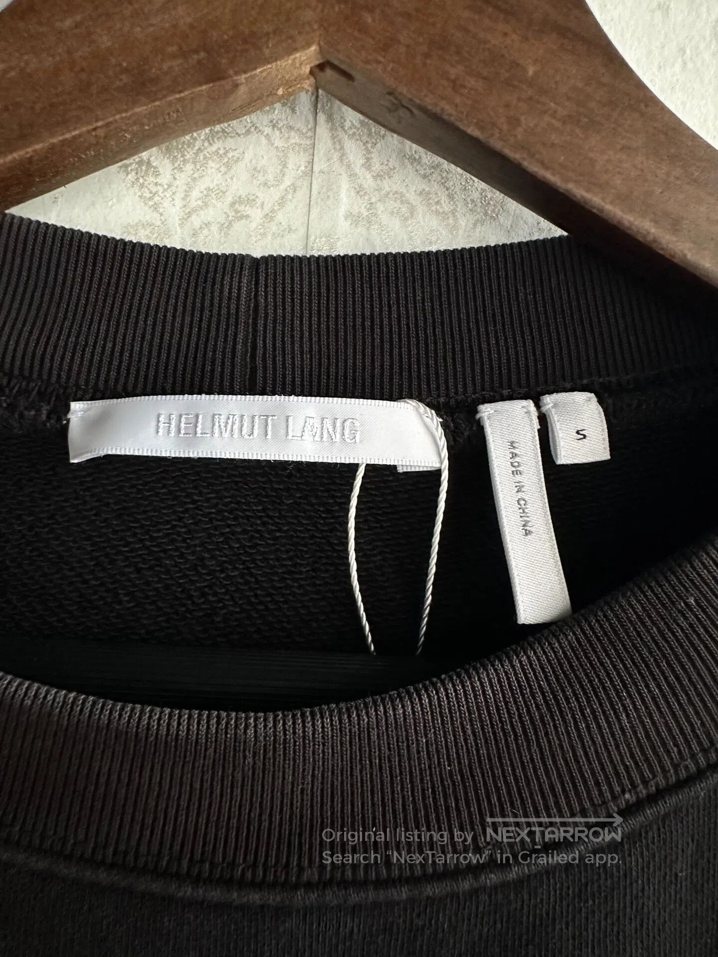 Helmut Lang HELMUT LANG Threaded spliced sleeve hoodie| Size US S / EU 44-46 / 1 - 4 Thumbnail