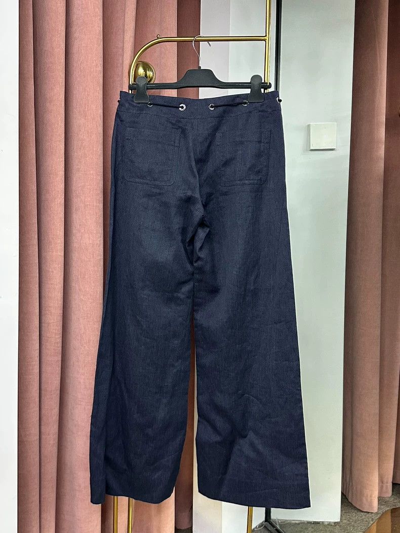 Loro Piana LORO PIANA A linen tie cord trousers Size 27" / US 4 / IT 40 - 3 Thumbnail