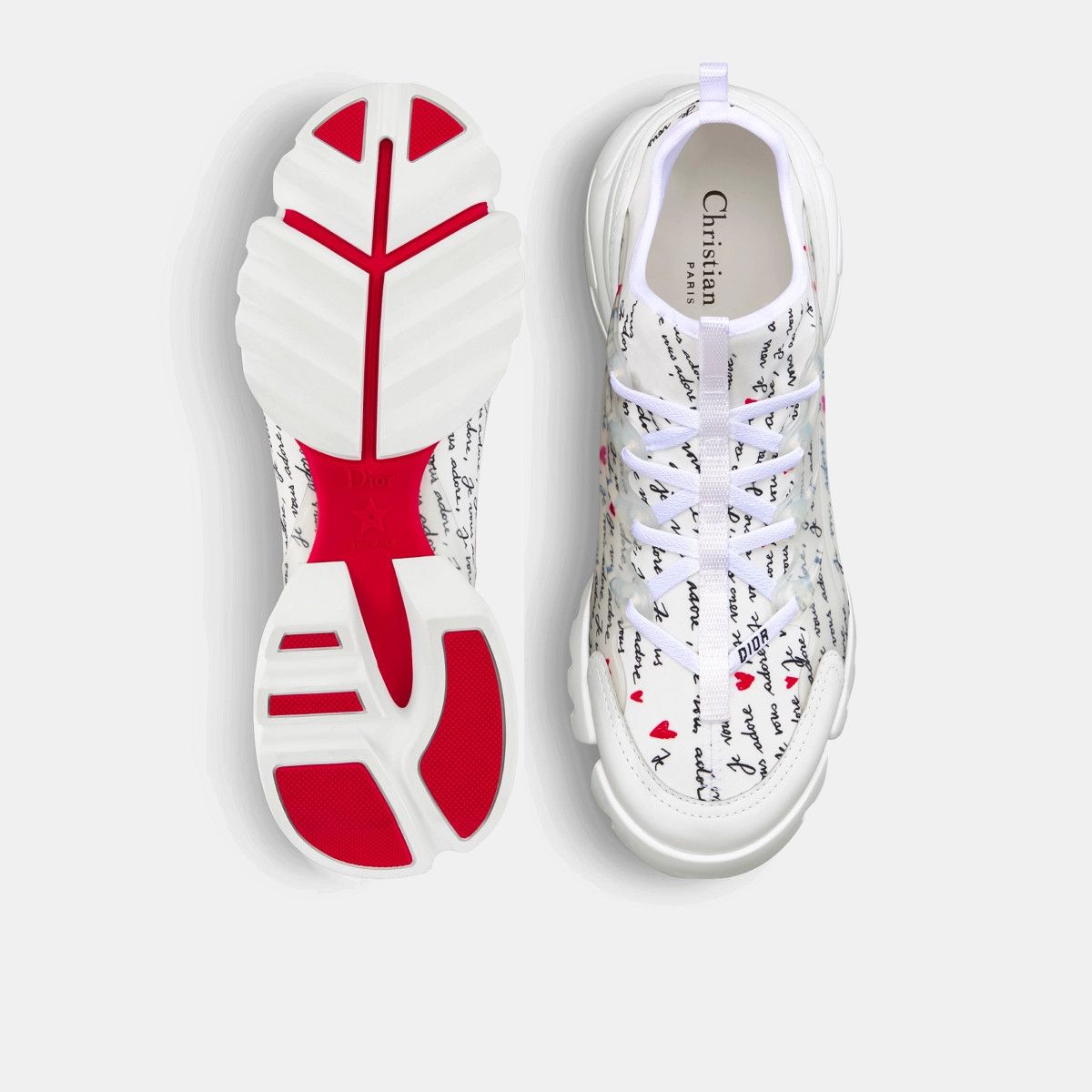Dior o1bcso1str0226 D-Connect Dioramour Sneaker in White Size US 9 / IT 39 - 4 Thumbnail