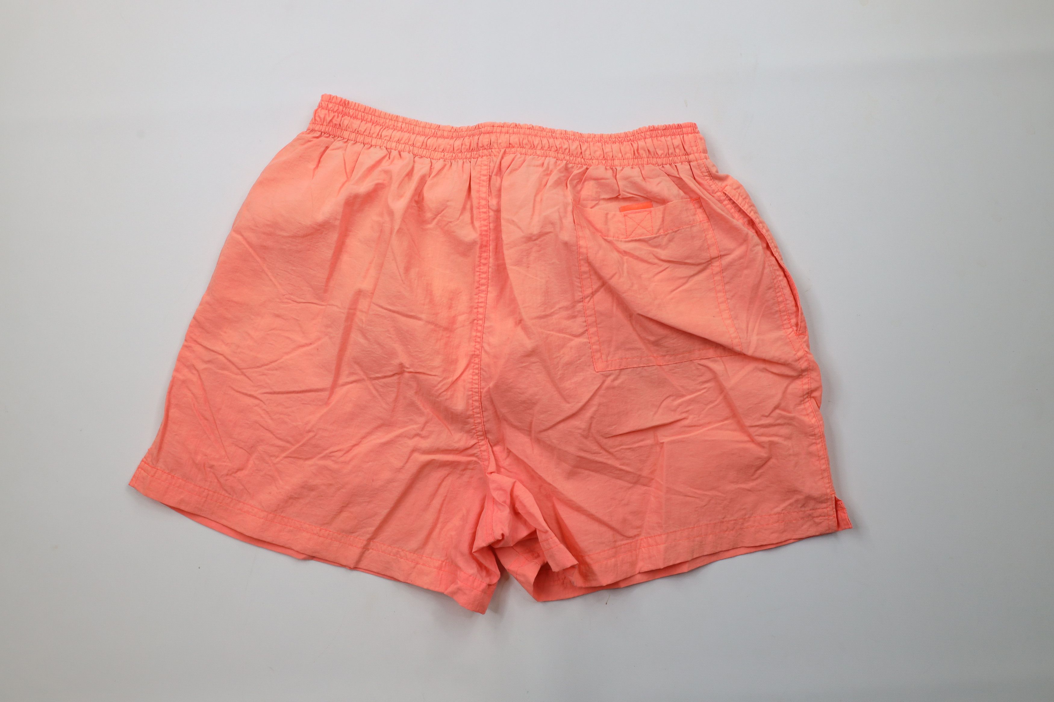 Vintage Vintage 90s Streetwear Above Knee Shorts Swim Trunks Pink Size US 36 / EU 52 - 8 Thumbnail