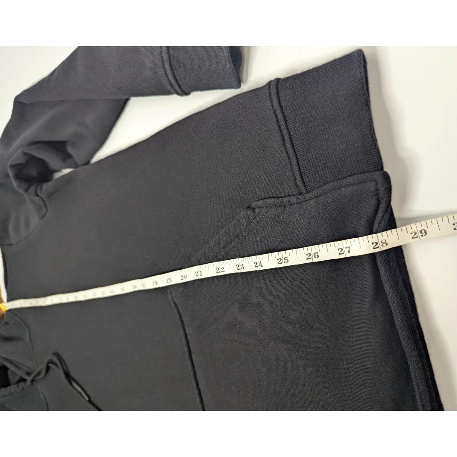 Vintage BYLT Hoodie Mens Large Black Pullover Hooded Sweatshirt with Pockets, Athletic Fit, Cotton French Terry, Drawstring, Kangaroo Pocket, 90s Sports Theme Size US L / EU 52-54 / 3 - 7 Thumbnail
