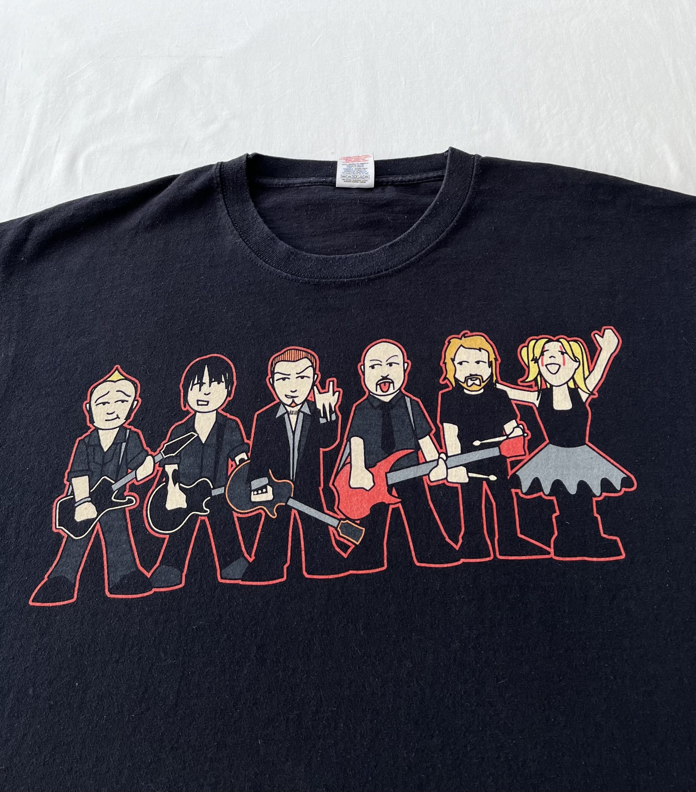 Band Tees Vintage 2013 The Wildhearts Ginger Europe Tour Black T-shirt Size US XL / EU 56 / 4 - 5 Thumbnail