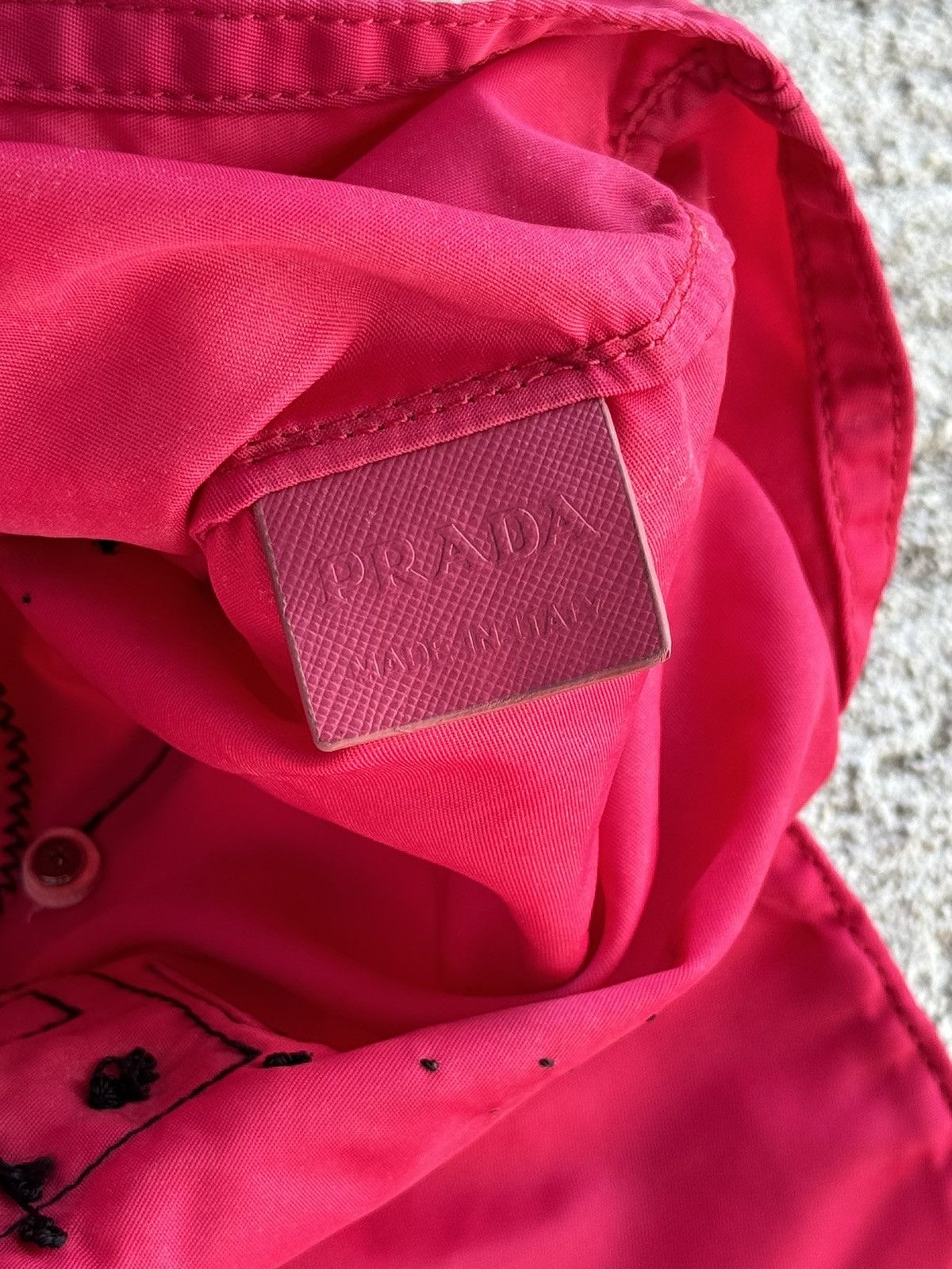 Prada Prada Pink Robot Nylon Totebag Size ONE SIZE - 8 Thumbnail