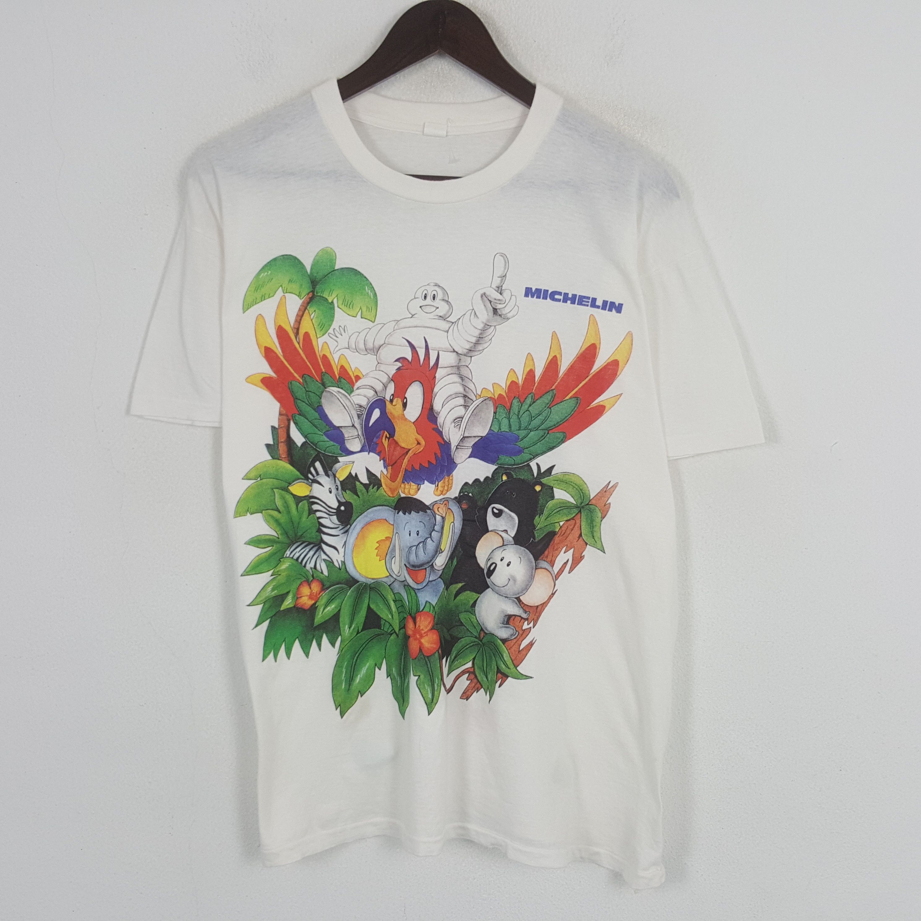 Vintage Vintage Michelin Sport Tshirt Size US L / EU 52-54 / 3 - 1 Thumbnail