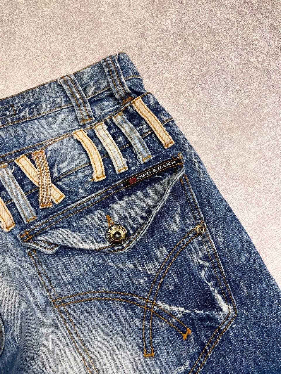 Japanese Brand Vintage Avantgarde Belt Baggy Denim Y2K 33x32 Size US 32 / EU 48 - 4 Thumbnail