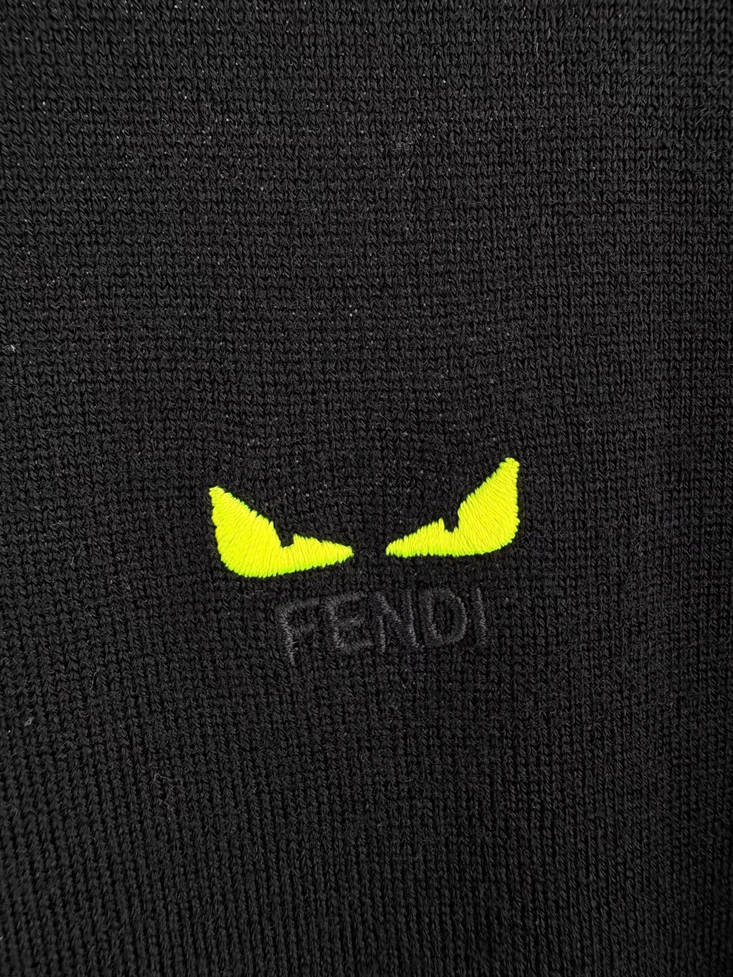 Fendi FENDI Monster Wool Knit Sweater K1 Size US L / EU 52-54 / 3 - 3 Thumbnail