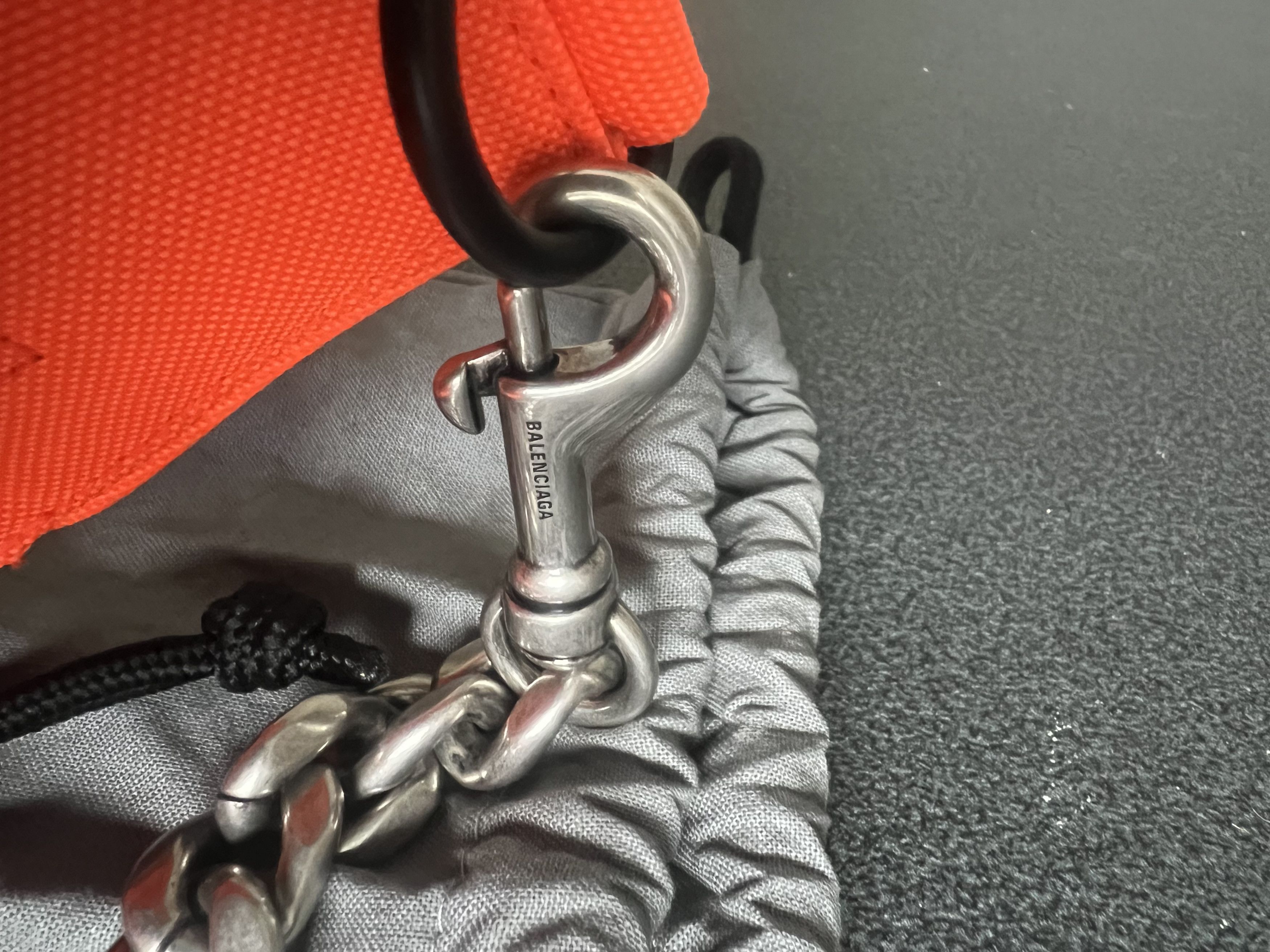 Balenciaga Balenciaga orange raver bag purse handbag with chain Size ONE SIZE - 9 Thumbnail