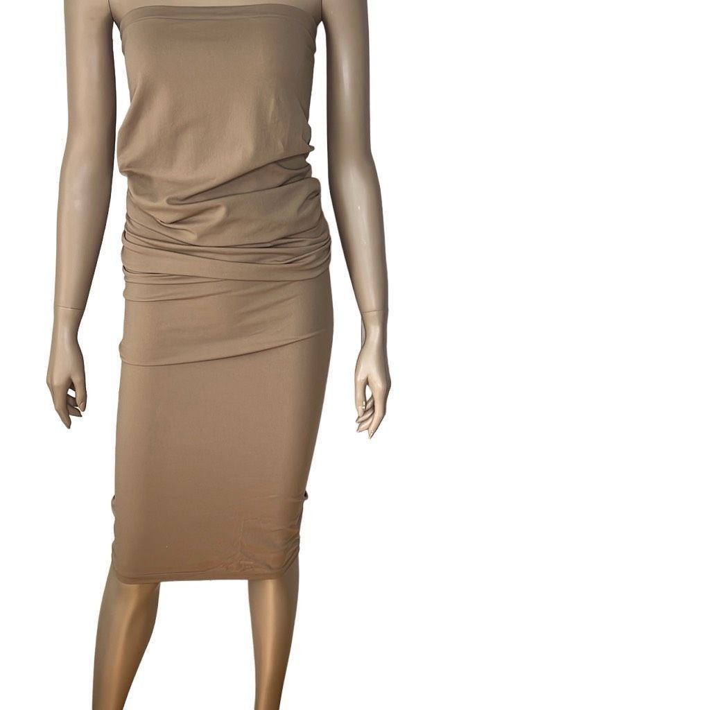 Wolford NWT Wolford Fatal Dress Latte L Neutral Nude Size L / US 10 / IT 46 - 12 Thumbnail