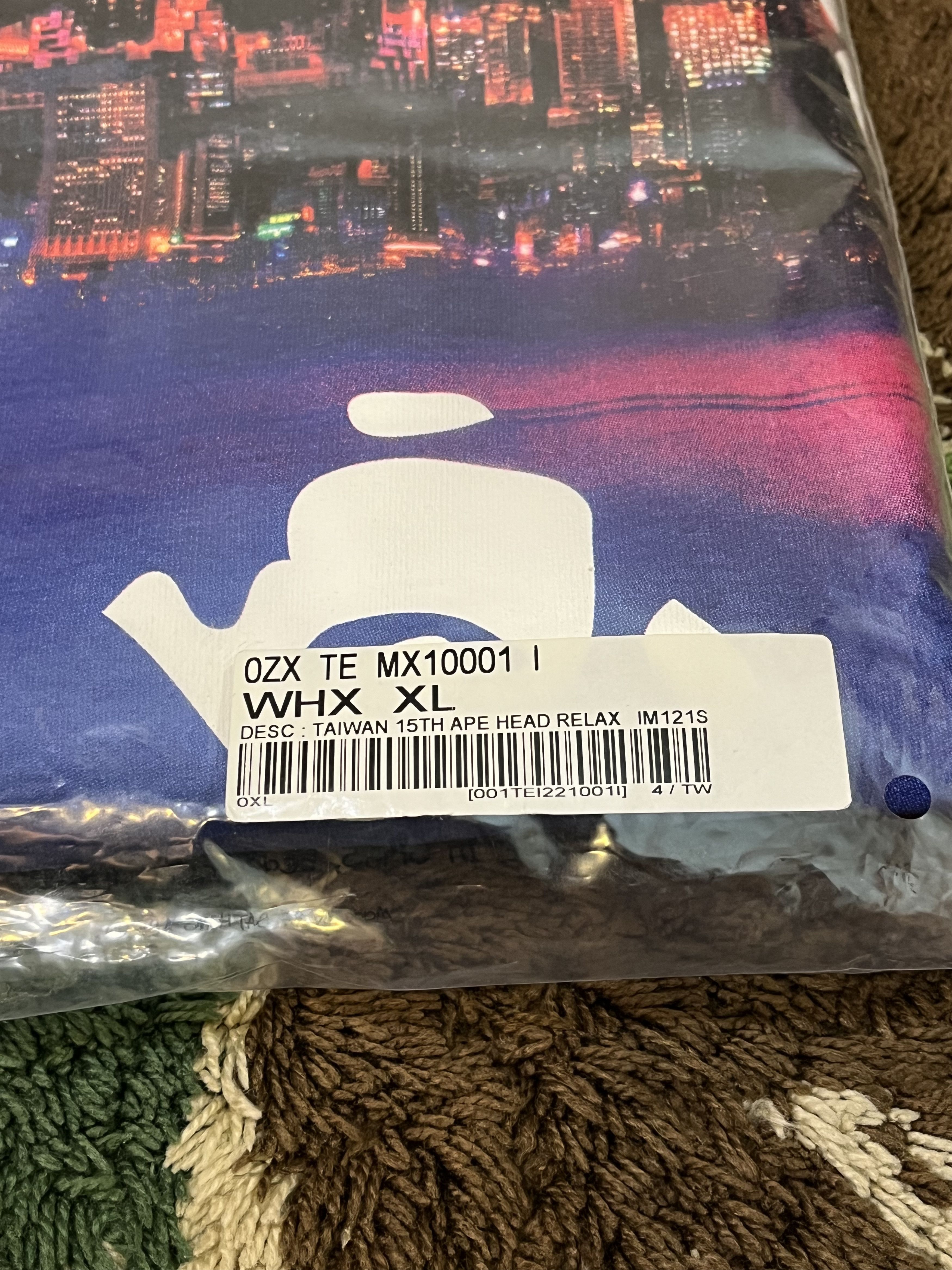 Bape BAPE TAIPEI 101 APE HEAD TEE Size US XL / EU 56 / 4 - 5 Thumbnail