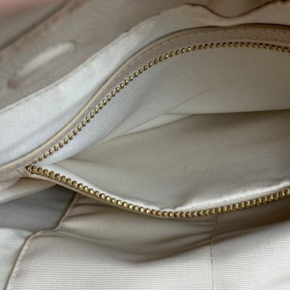 Genuine Leather CC Skye Onie Messenger Crossbody Bag Snake Embossed in Beige Size ONE SIZE - 5 Thumbnail