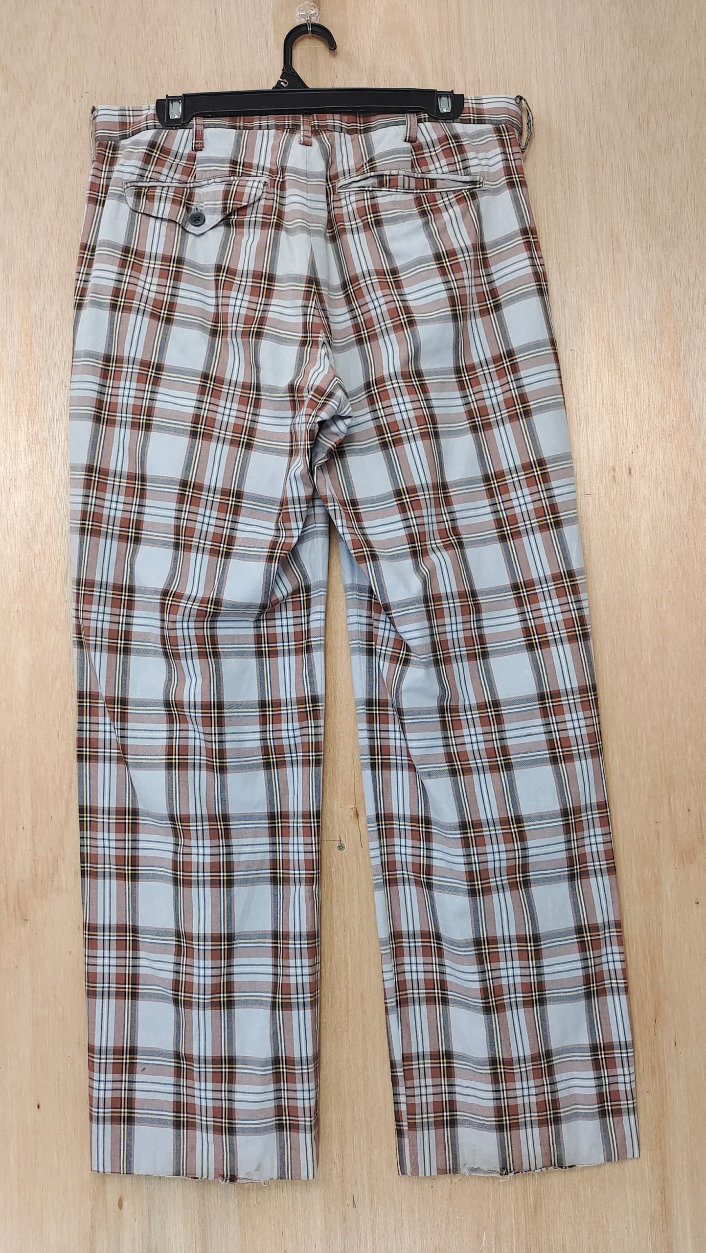 Dry Bones × If Six Was Nine × Japanese Brand VINTAGE DRY BONES TARTAN CHECKERD PLAID TROUSER CHINO PANTS Size US 34 / EU 50 - 2 Thumbnail