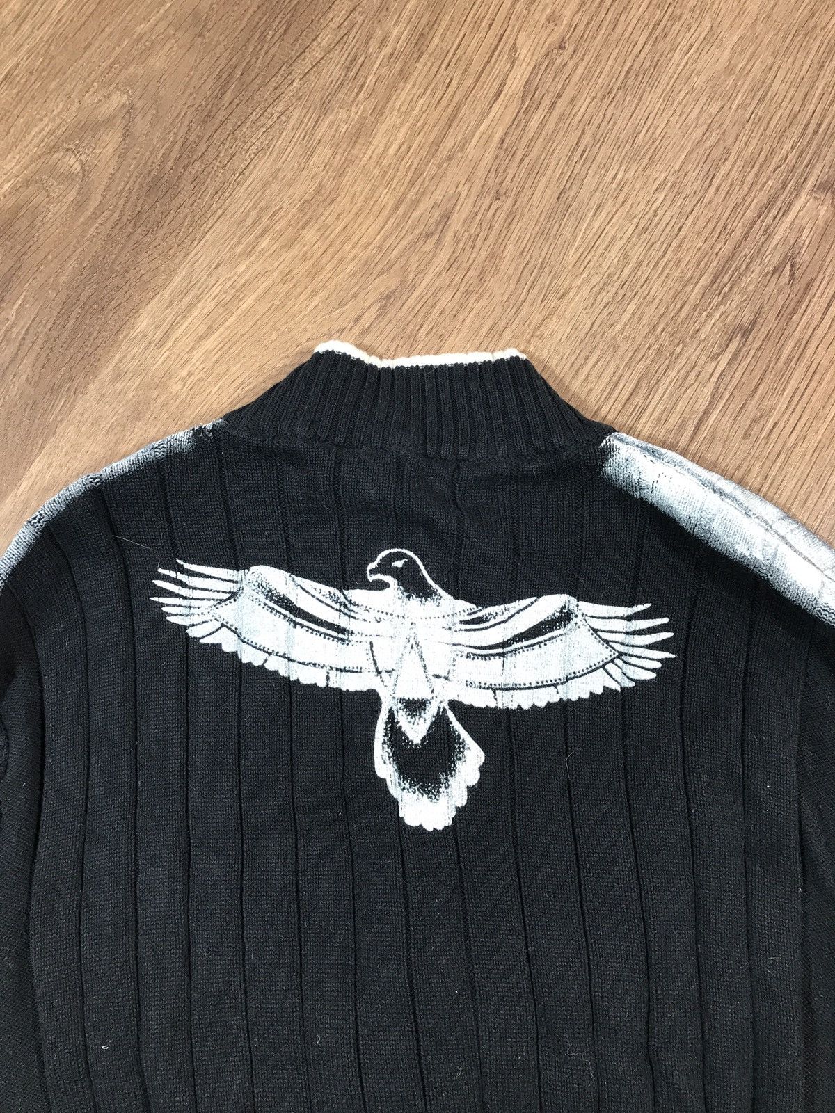 Japanese Brand × Vintage Vintage Knit Striped Sweater Y2K Effect Size US L / EU 52-54 / 3 - 7 Thumbnail