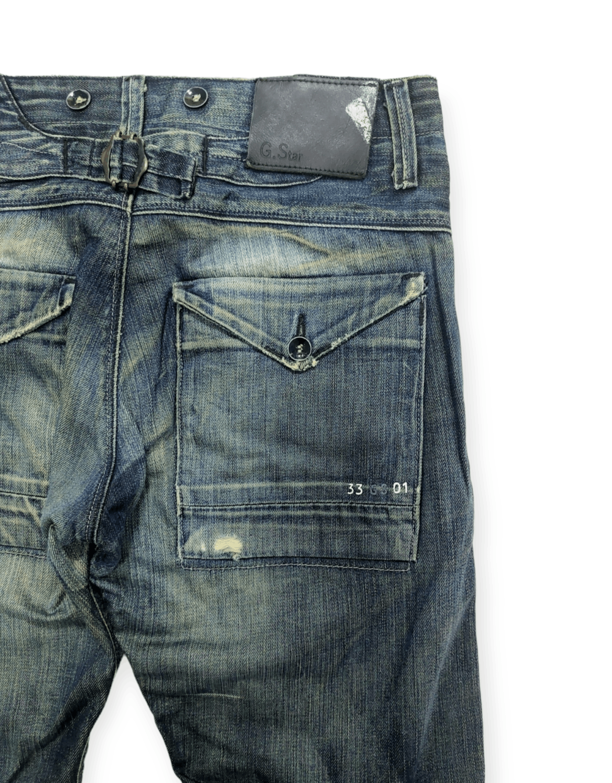 G Star Raw Y2K Rusty Distressed Denim