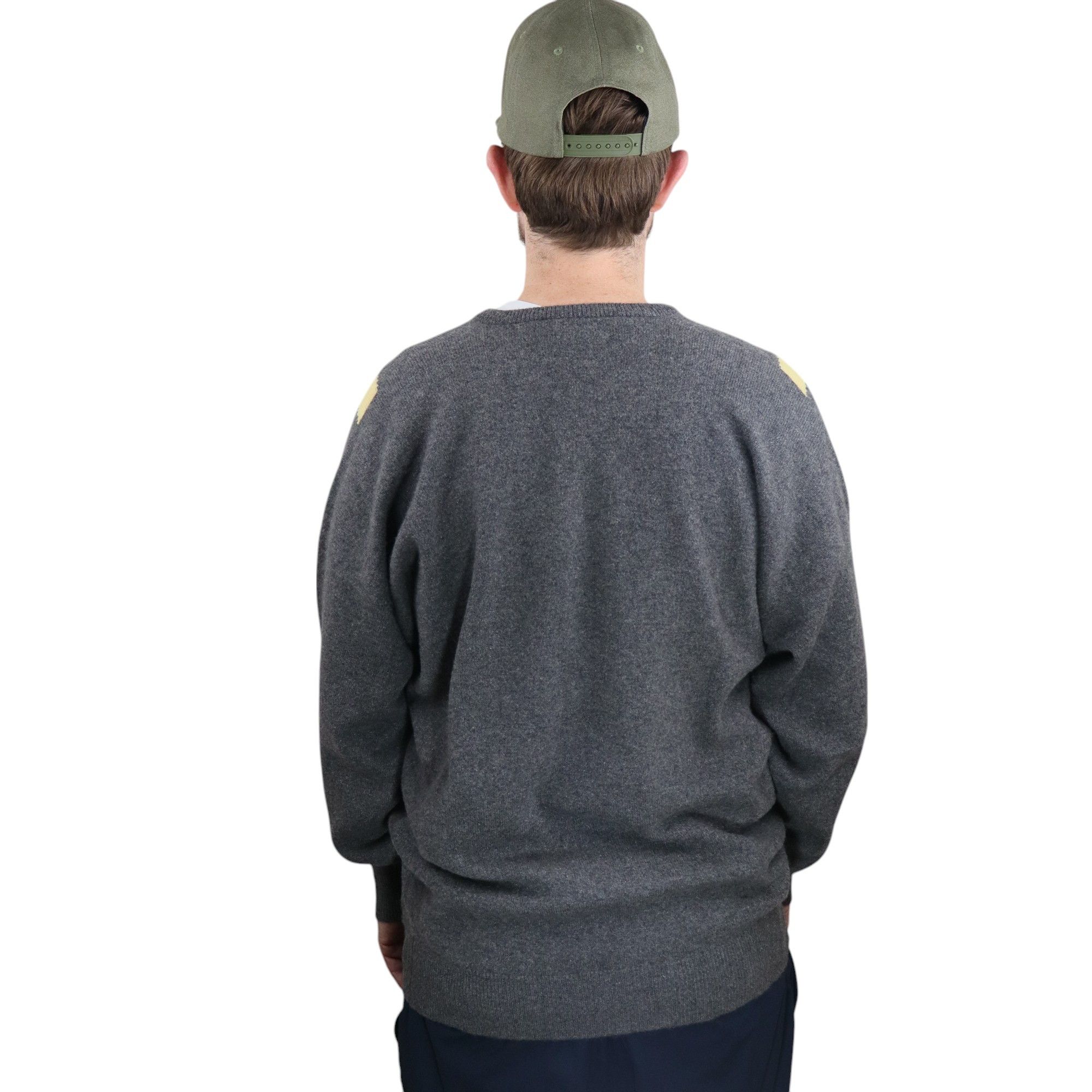 Alan Paine Vintage 70s 80s 100% Cashmere Mad Men Sweater Large 46 Size US L / EU 52-54 / 3 - 3 Thumbnail