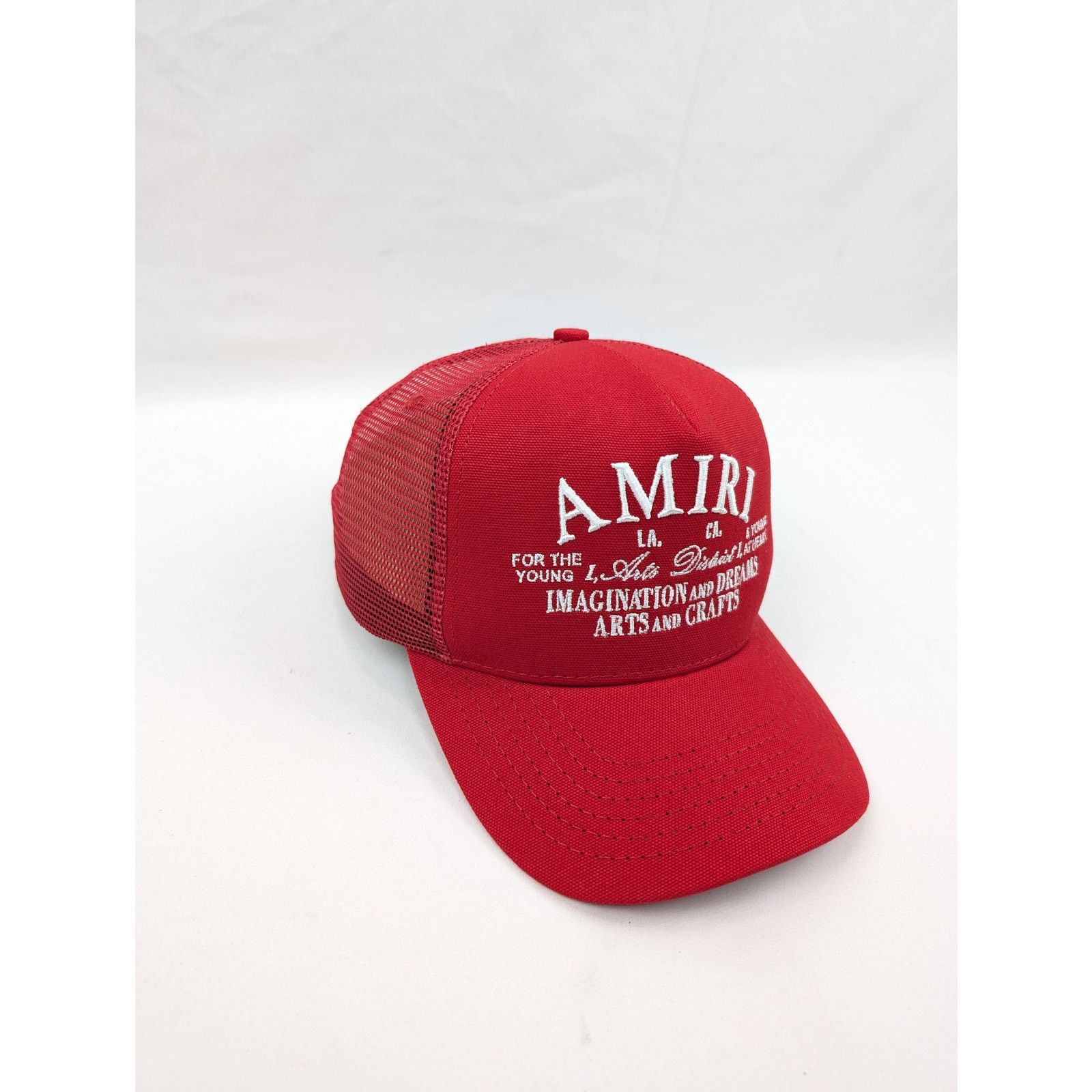 Amiri o1rshd1 Size: OS / Arts District Trucker Cap / Hat Red Size ONE SIZE - 4 Thumbnail