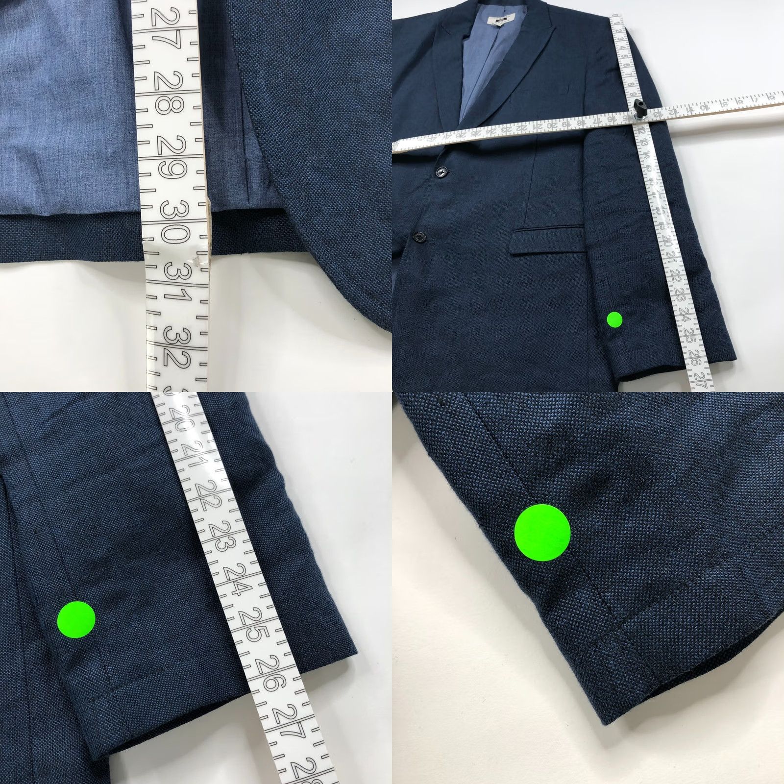 Joseph Abboud Joseph Abboud Sport Coat Jacket Blue XL(XXL) 100% Linen Button Blazer Regular Men’s JACKET Size 48R - 8 Thumbnail