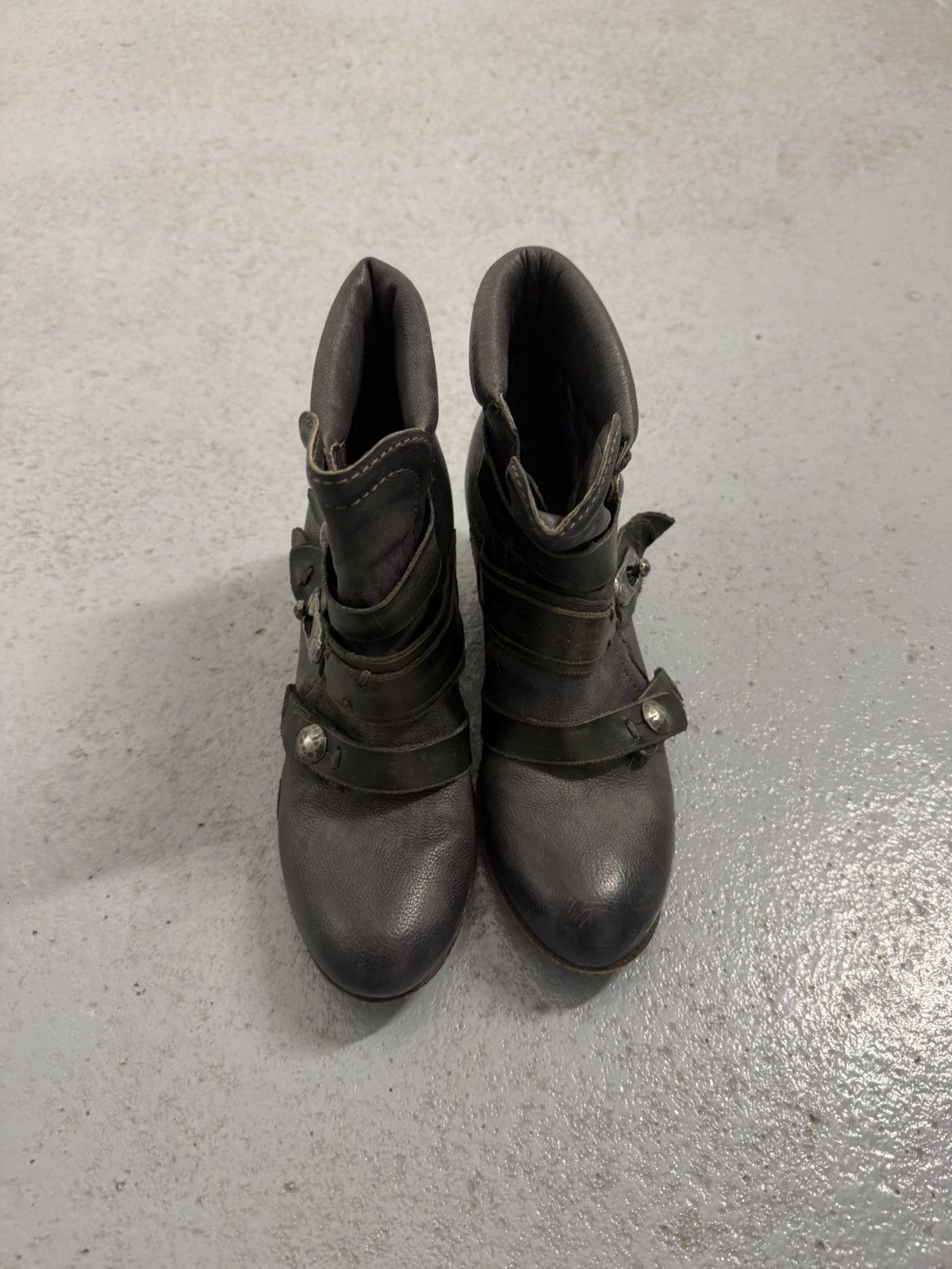A.S.98 Vintage A.S.98 Leather Buckle Boots Size US 8 / IT 38 - 4 Thumbnail
