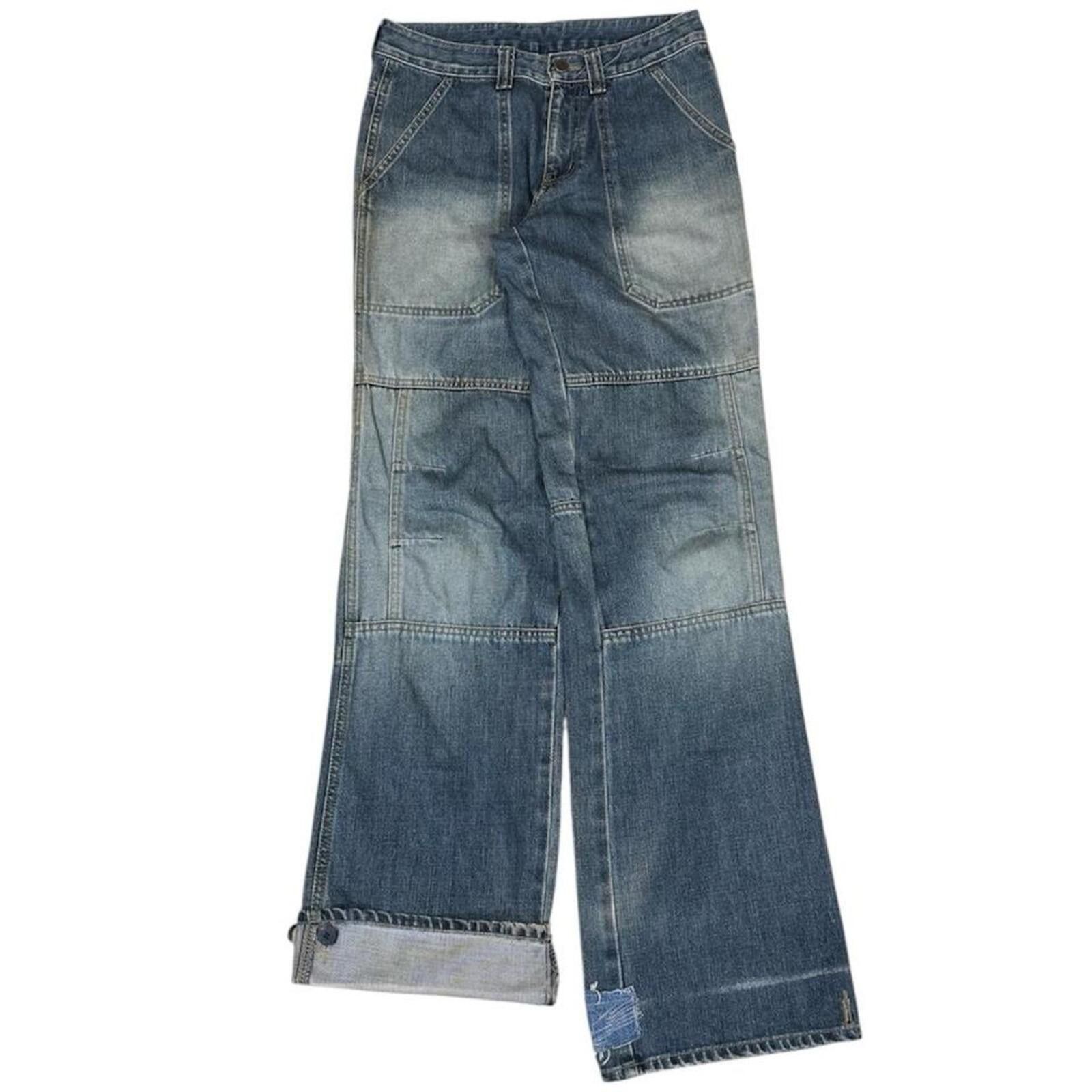 Lee Rare vintage Lee baggy style biker denim jeans Size 28" / US 6 / IT 42 - 1 Thumbnail