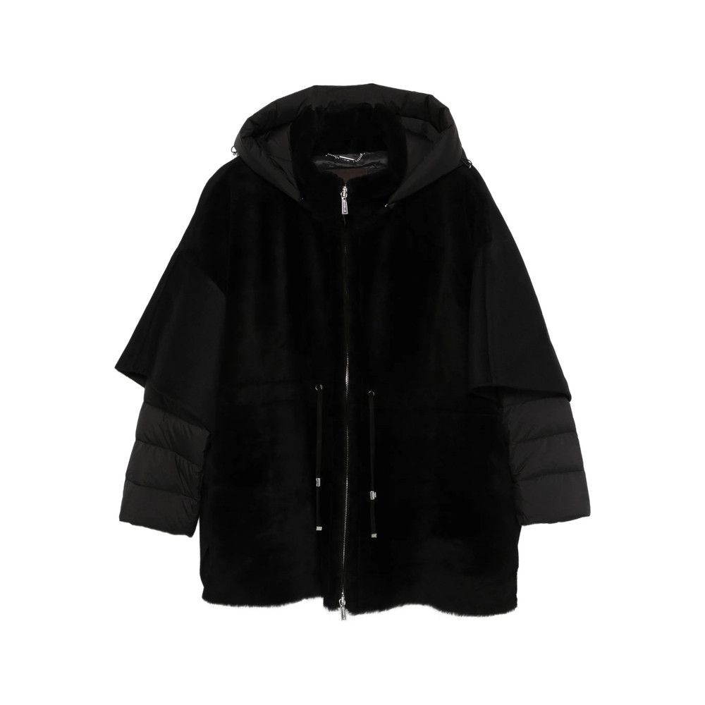 Moorer BLACK Coats - Single Breasted Coats