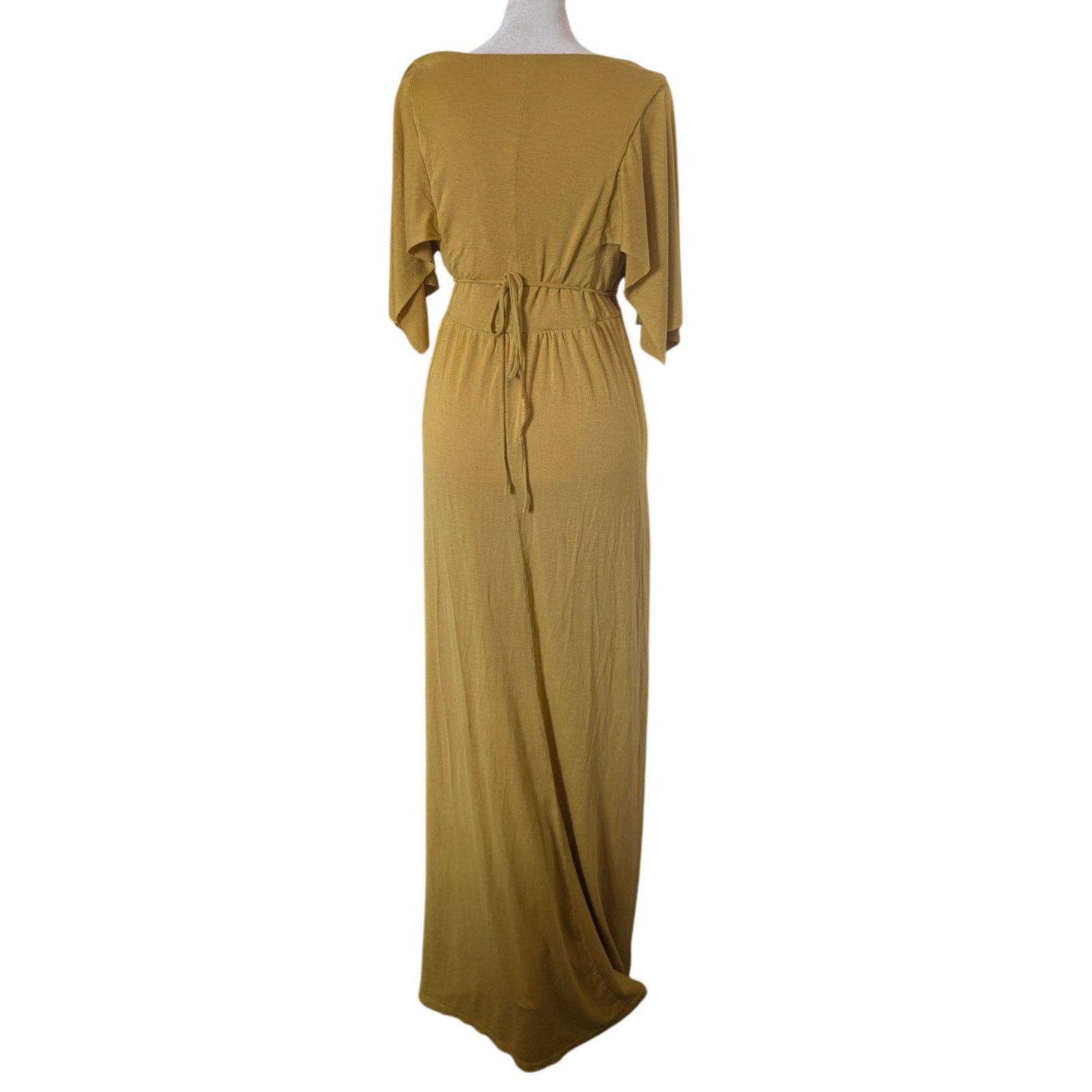 Other Isla Maude Butter Yellow Flowy Cap Sleeve Maxi Dress XS Size XS / US 0-2 / IT 36-38 - 3 Thumbnail