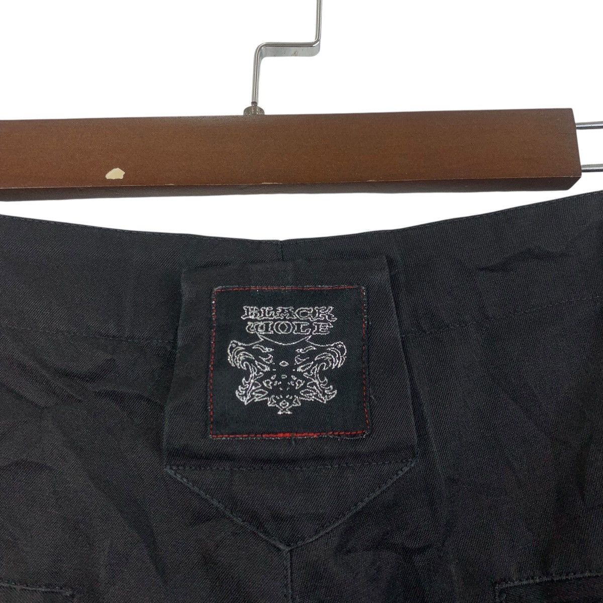 Vintage BLACK WOLF Baggy Cropped Short Pants