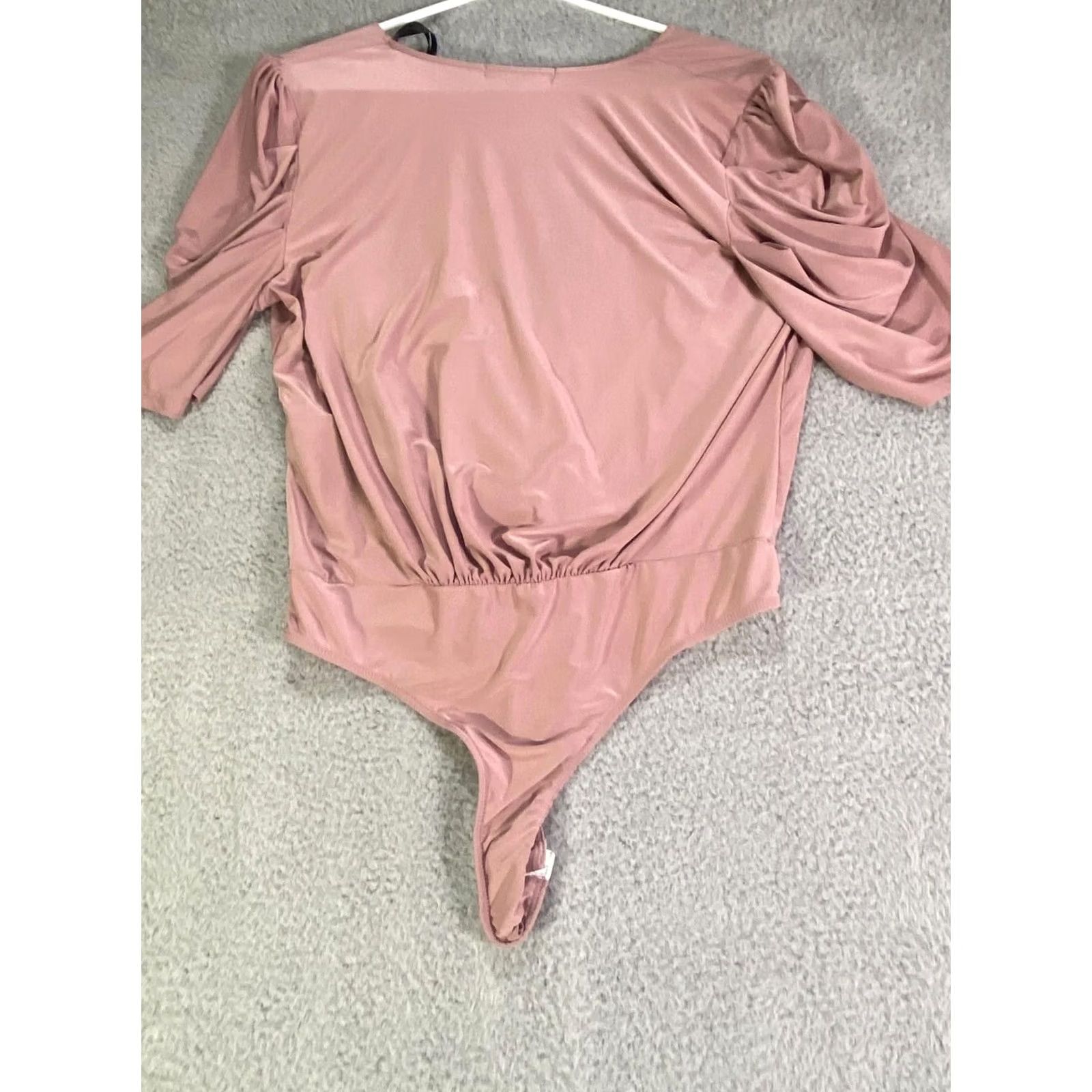 Vintage Saints 21 Blouse Shirt Women Large Pink Blush Button Snap One Piece Size L / US 10 / IT 46 - 2 Thumbnail