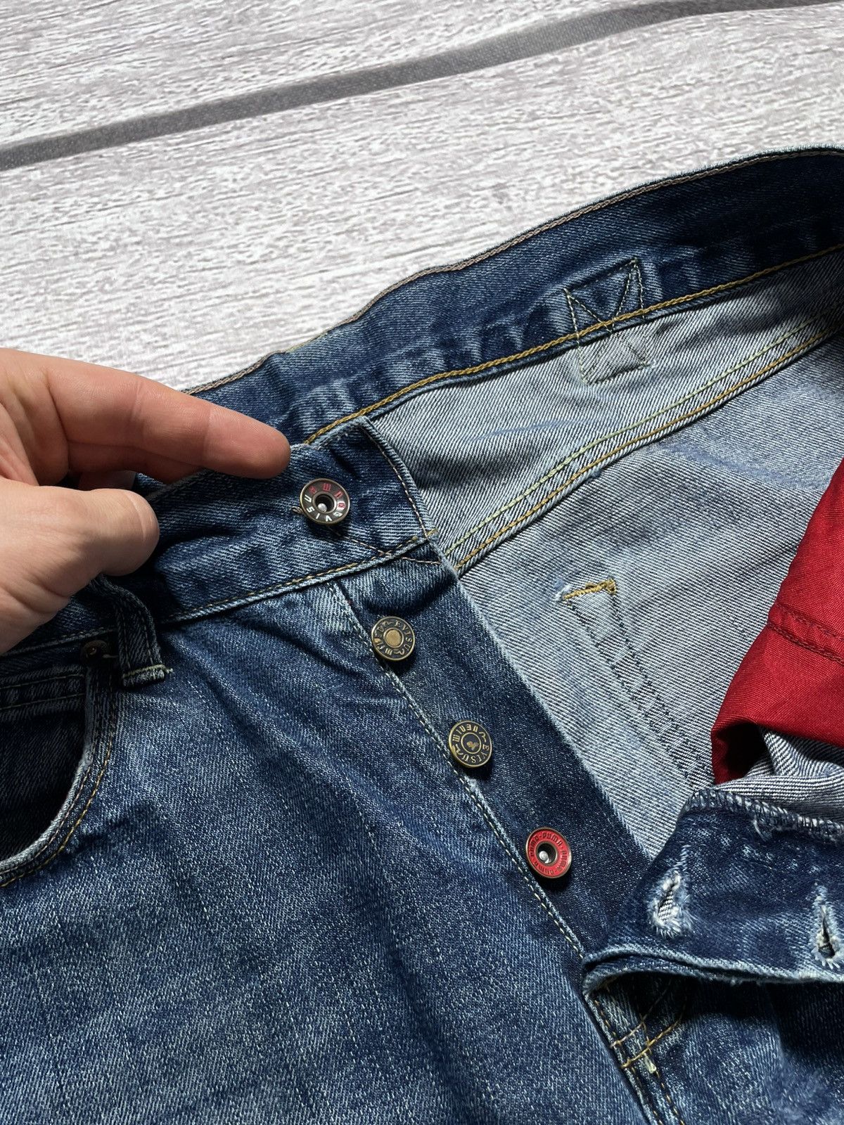 Evisu × Puma Evisu x Puma baggy distressed vintage y2k jeans Size US 34 / EU 50 - 10 Thumbnail