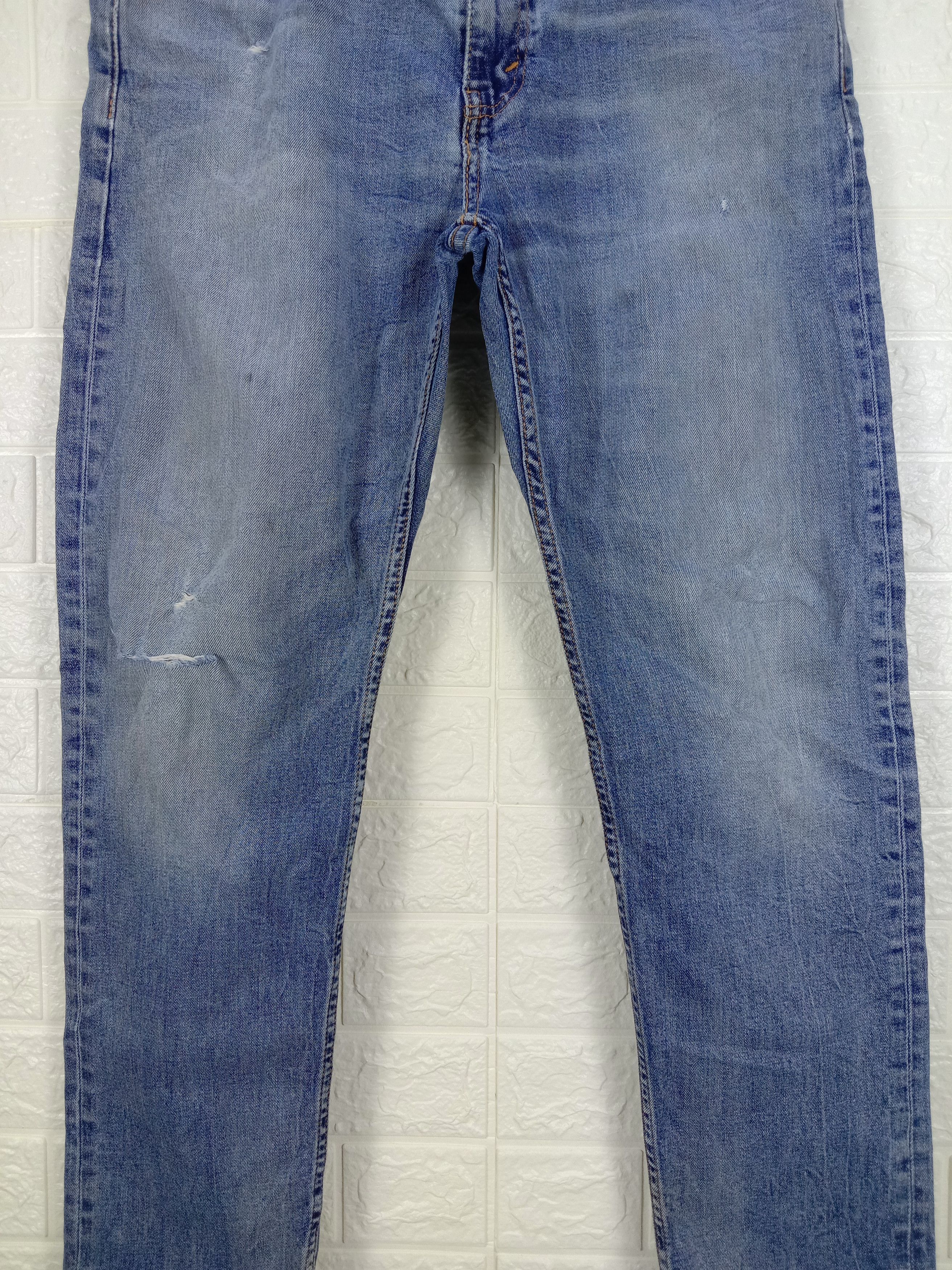 Levi's Vintage Levi's 507 Jeans Faded Blue Distressed Denim Size US 33 - 3 Thumbnail
