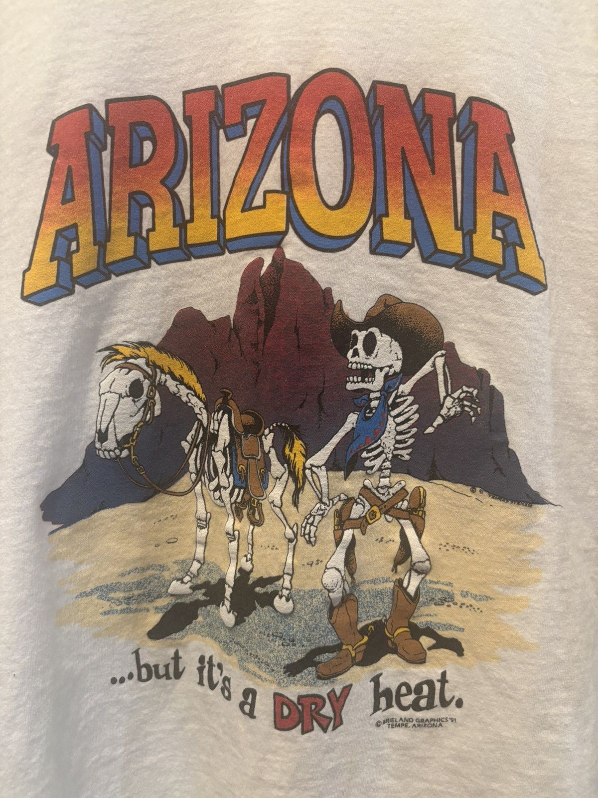 Vintage Tempe Arizona 1991 T-Shirt Size US L / EU 52-54 / 3 - 3 Thumbnail
