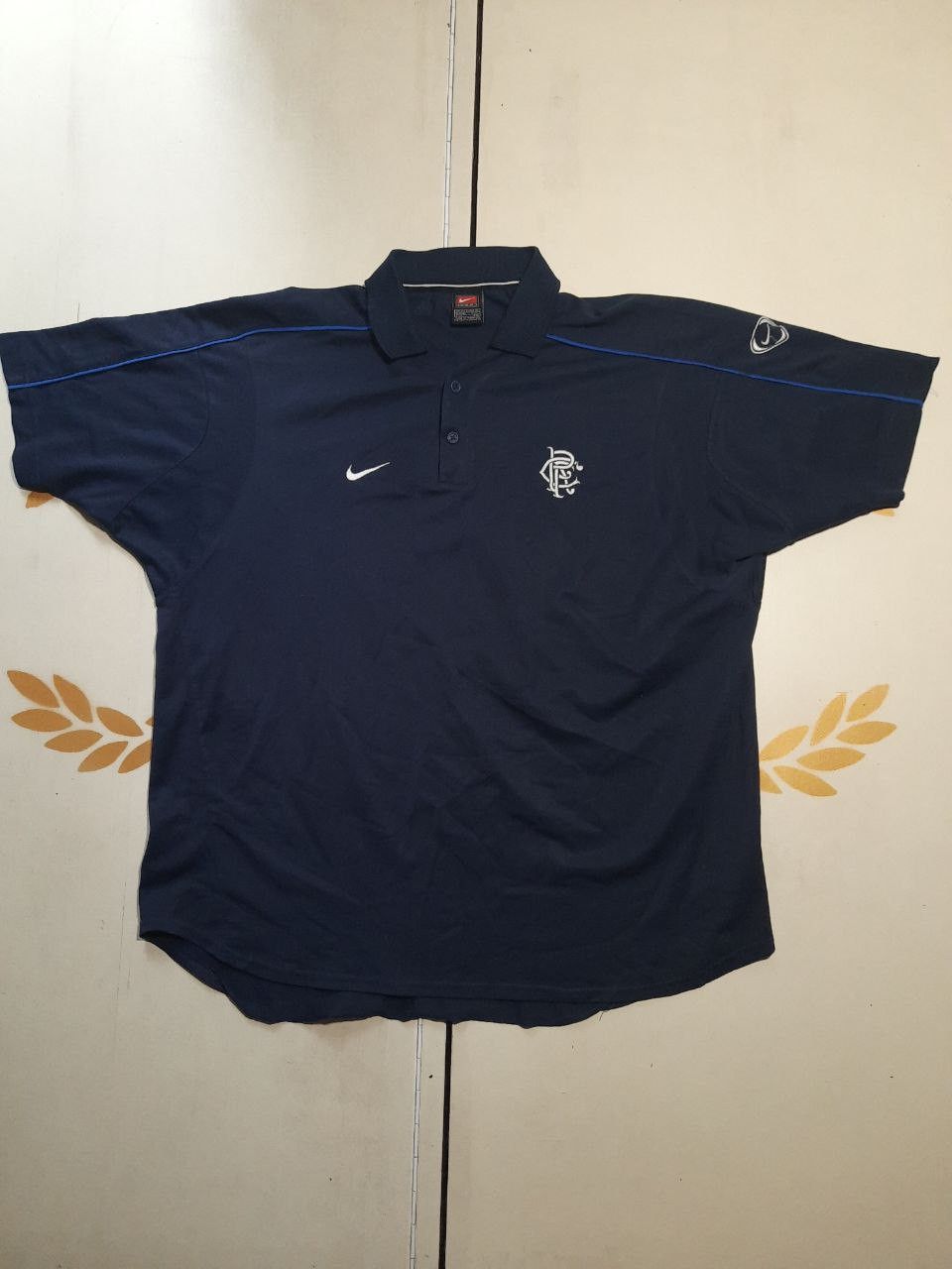 Nike Nike Glasgow Rangers Training Polo Shirt 2001-2002 Size US XXL / EU 58 / 5 - 1 Thumbnail