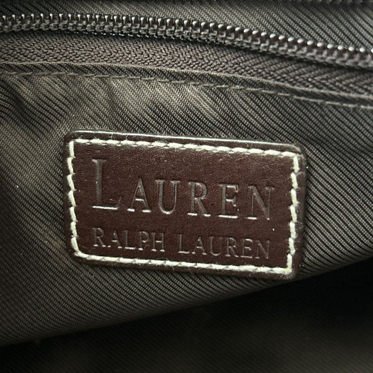Lauren Ralph Lauren Vintage Lauren by Ralph Lauren Denim Shoulder Purse Size ONE SIZE - 8 Thumbnail