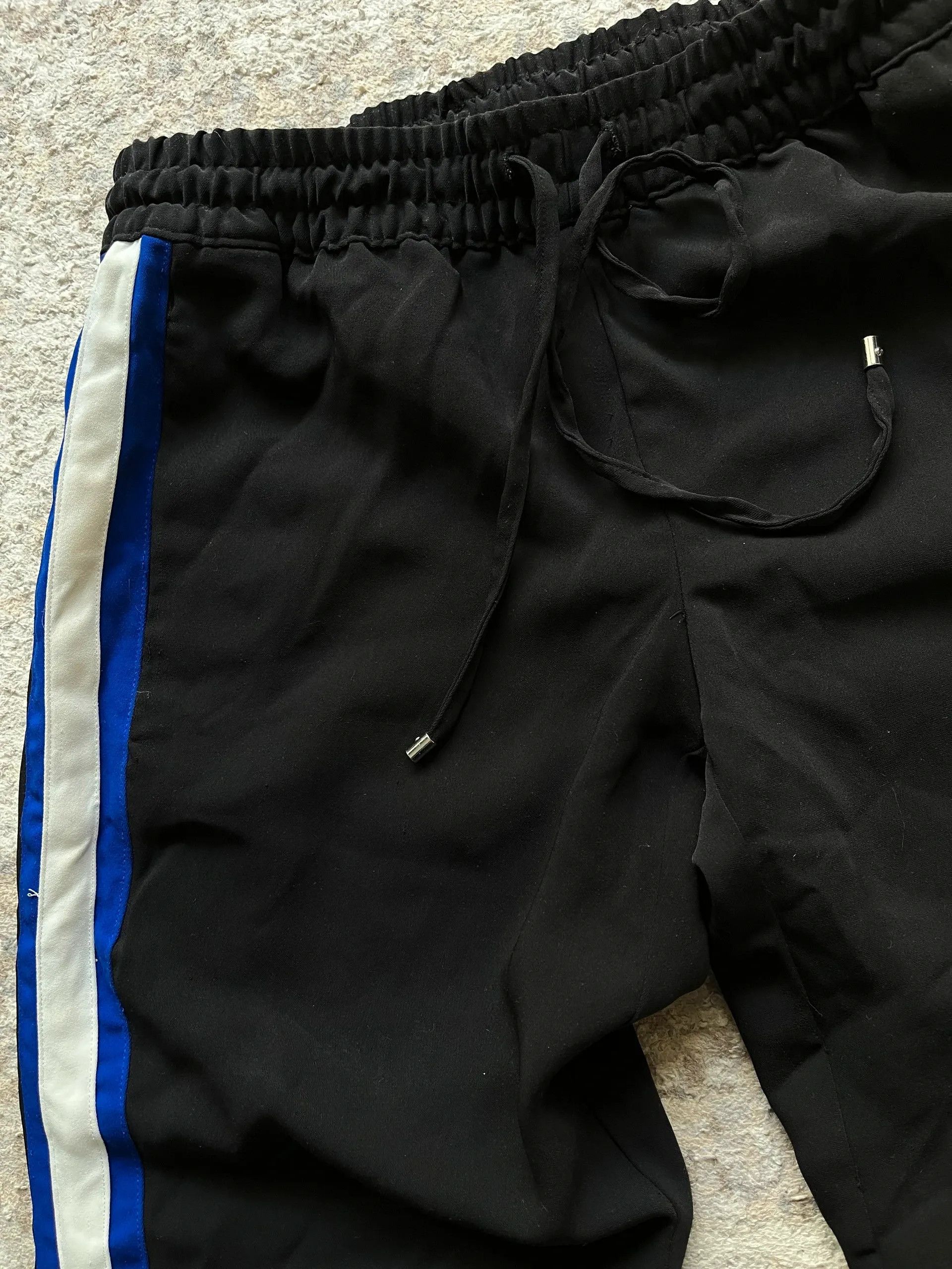 Polo Ralph Lauren Lauren Ralph Lauren 2018 Satin Pants Black White Blue Size 25" / US 0 / IT 36 - 7 Thumbnail
