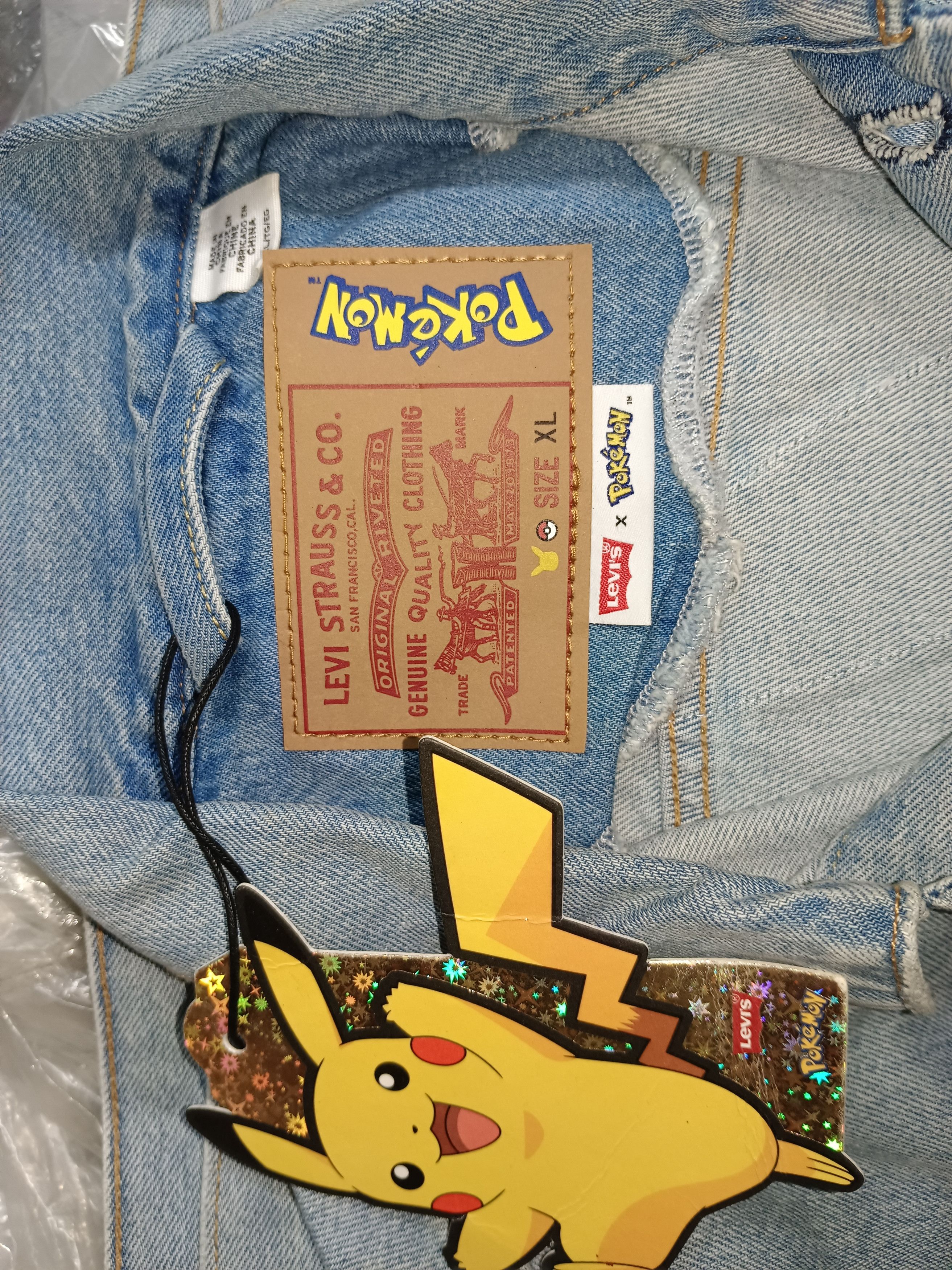 HOT Pokemon 25th Levis Pokemon Sweatshirt Levis X Pokemon