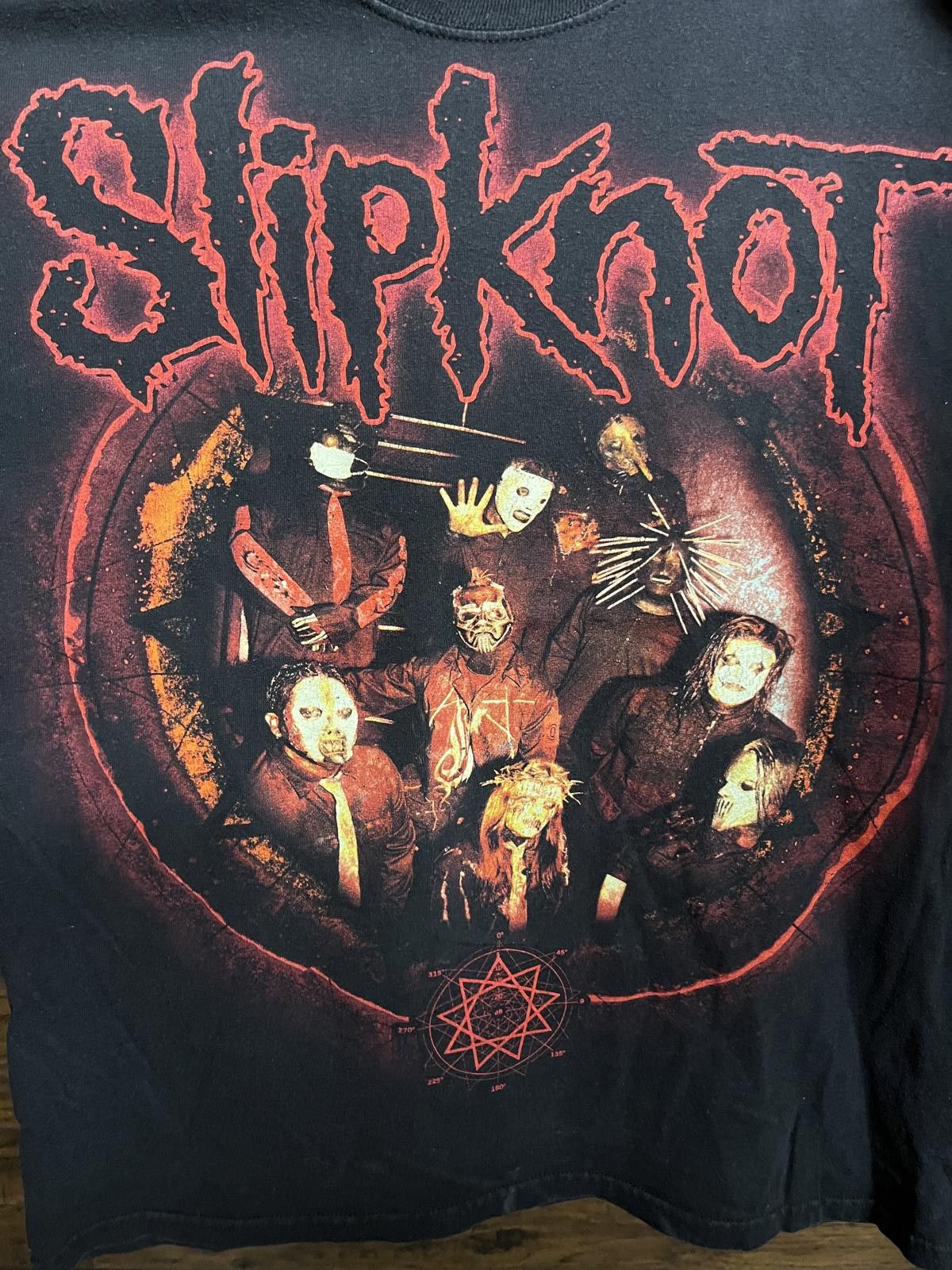 Designer VTG Slipknot Faded T-shirt - Group Photo Slip Knot Tee Size US S / EU 44-46 / 1 - 2 Thumbnail