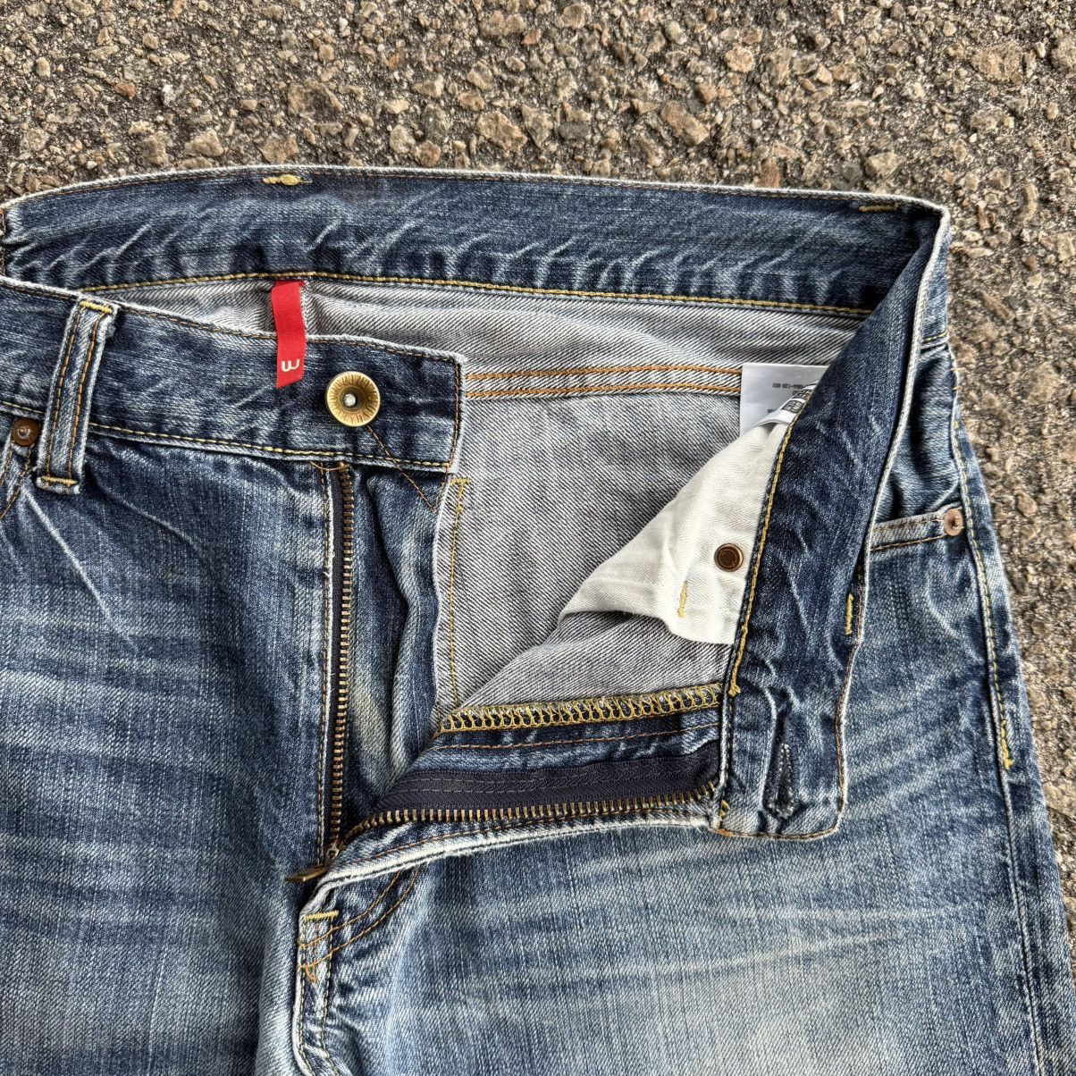 Japanese Brand VINTAGE JAPAN UJ FADED JEAN DENIM PANTS Size US 34 / EU 50 - 6 Thumbnail