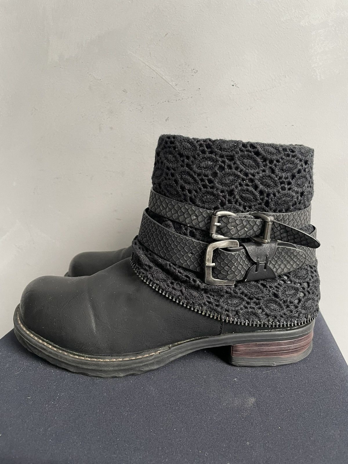 A.S.98 Ankle gothic avant garde boots A.S. 98 boots rick owens Size US 7 / EU 40 - 1 Thumbnail