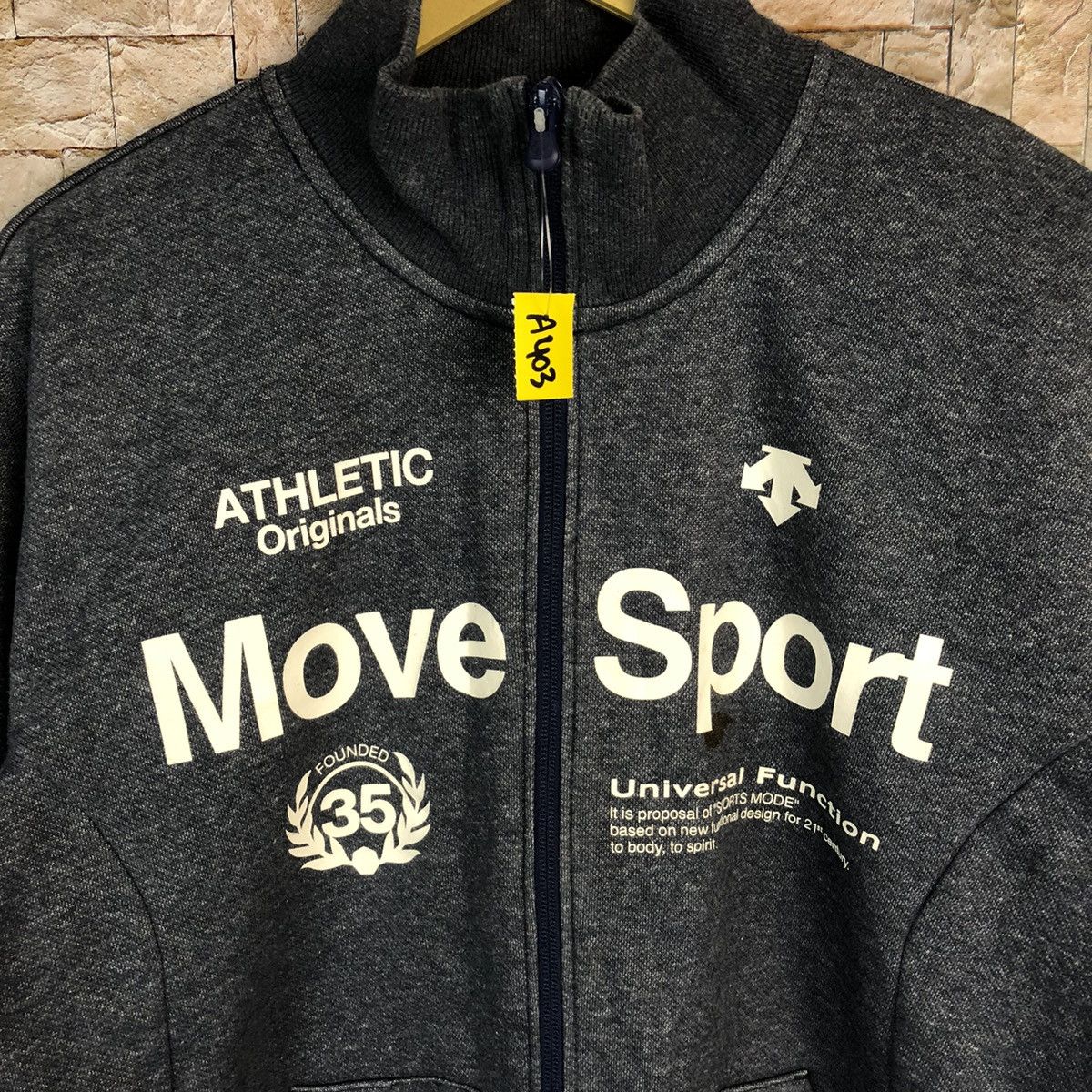 Descente × Vintage Descente Dark Blue Jacket #A403 Size US XL / EU 56 / 4 - 9 Thumbnail