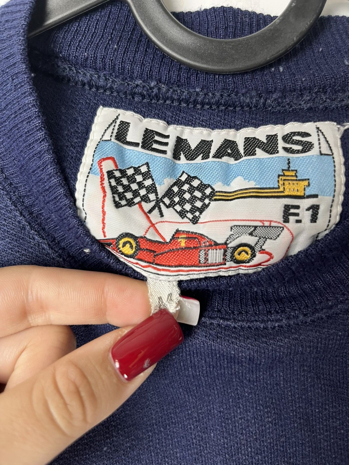 Formula 1 × Vintage Lemans Navy T-shirt Her Cruise Engine 27 СORVETTE PALM BEACH Size M / US 6-8 / IT 42-44 - 2 Thumbnail