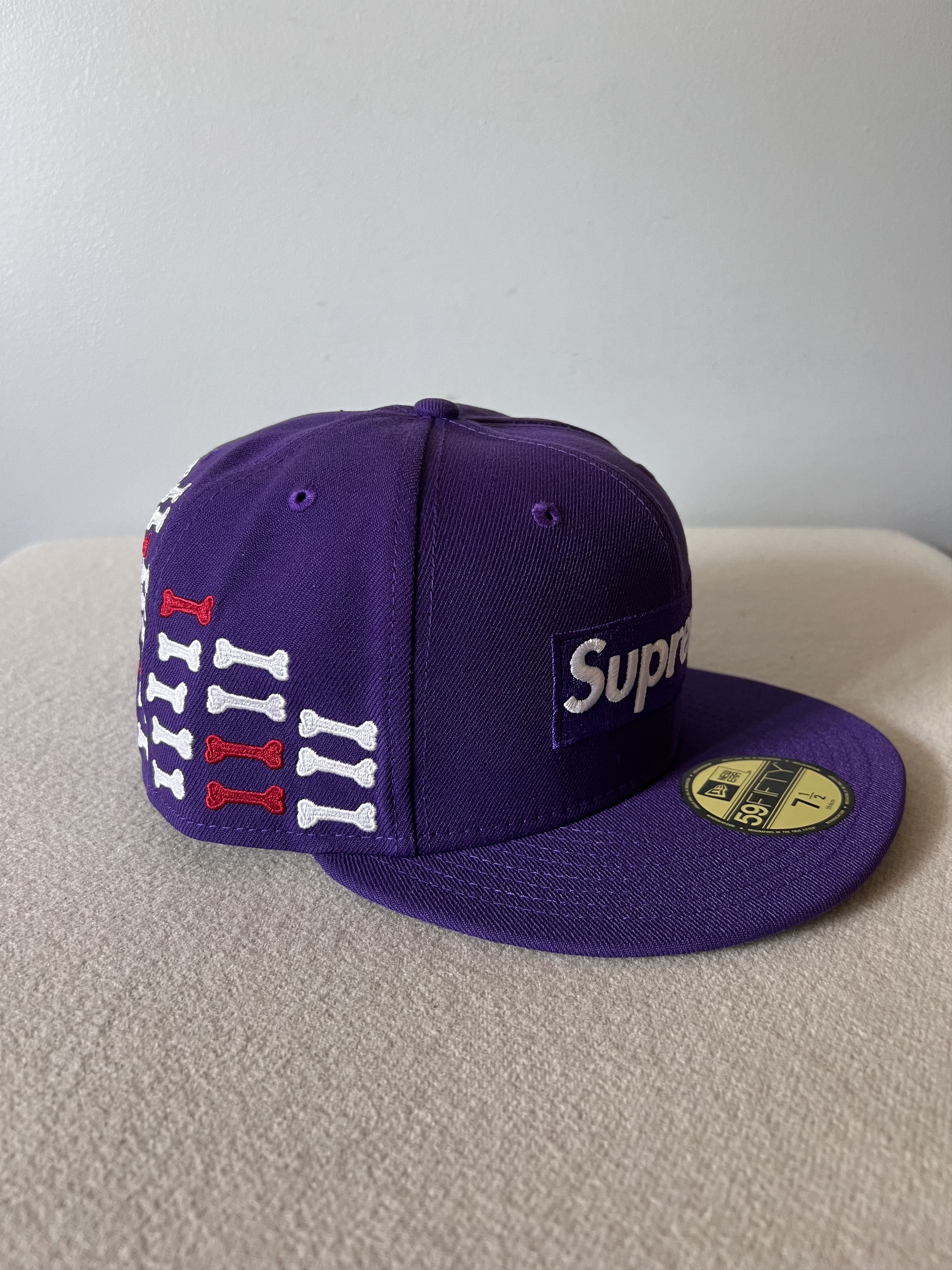 New Era × Supreme Supreme Box Logo Bones Hat | Grailed