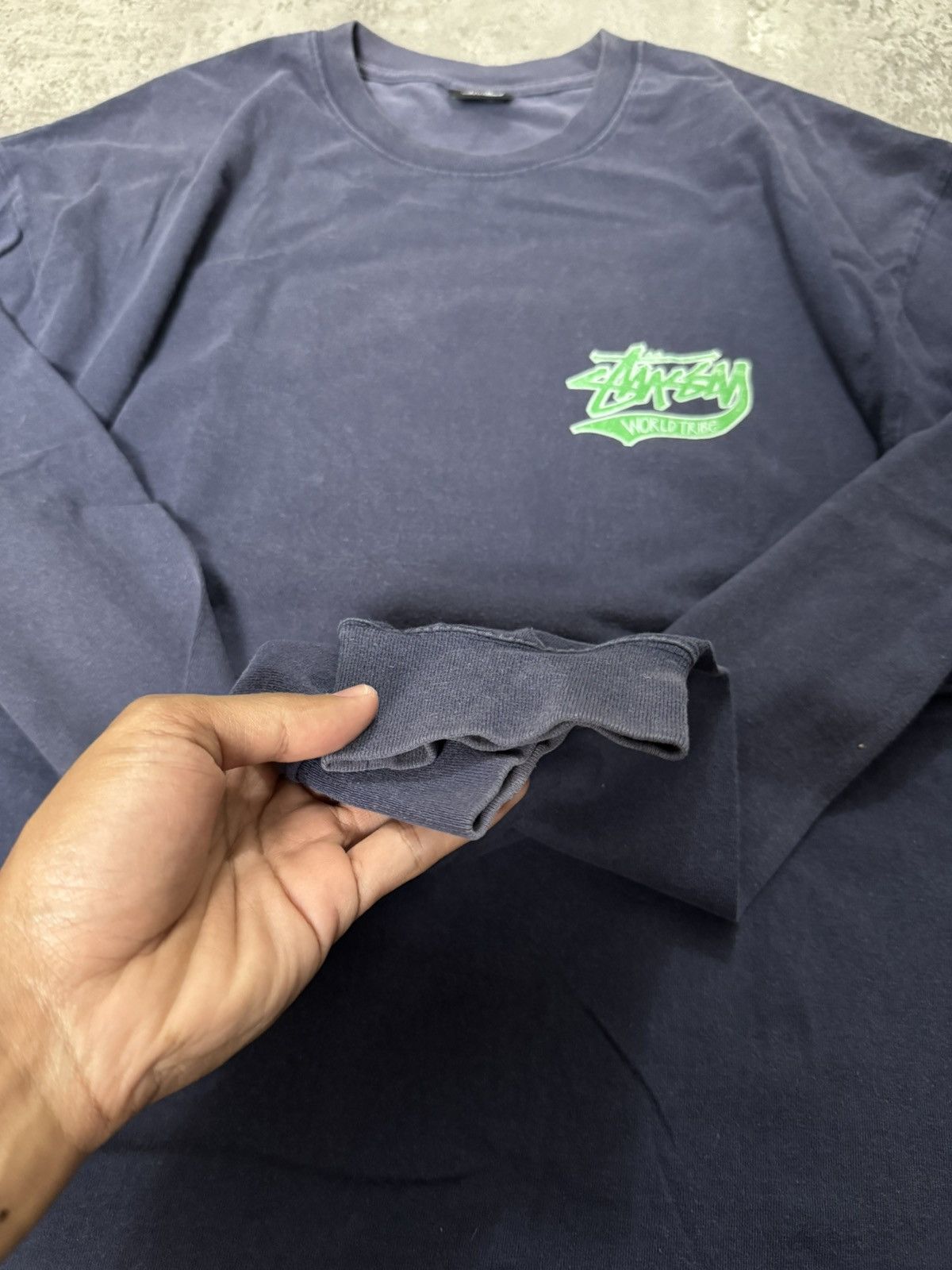 Stussy STUSSY WORLD TRIBE LONGSLEEVE Size US XL / EU 56 / 4 - 6 Thumbnail
