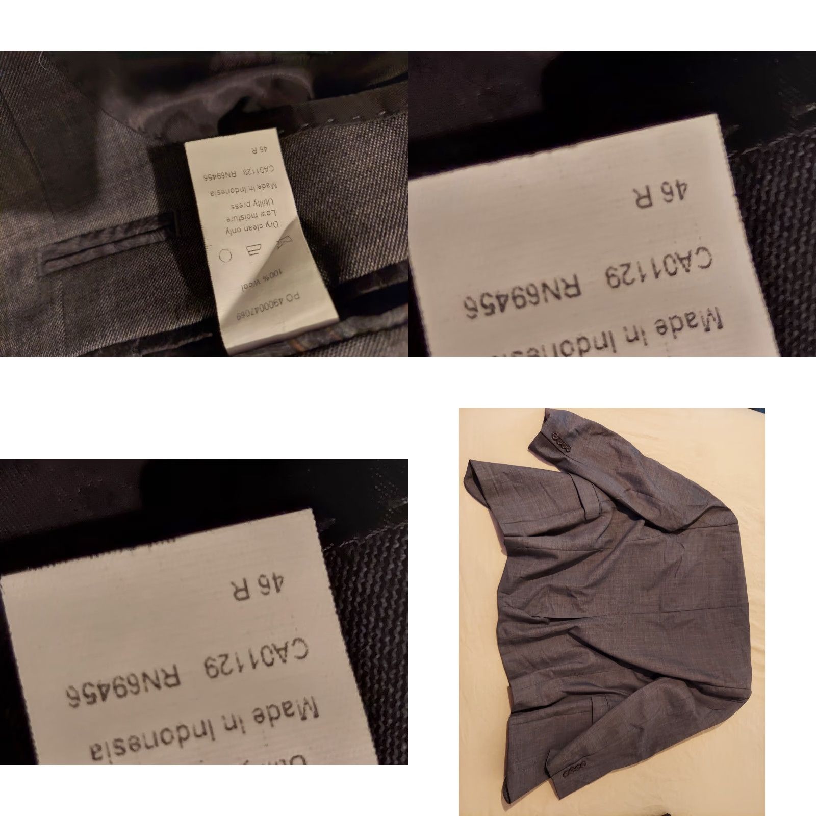 Polo Ralph Lauren Polo Ralph Lauren Mens Suit 46R Wool Gray 2 Piece Man Regular Size 46 Wool Suit Bain? Size US XXL / EU 58 / 5 - 9 Thumbnail