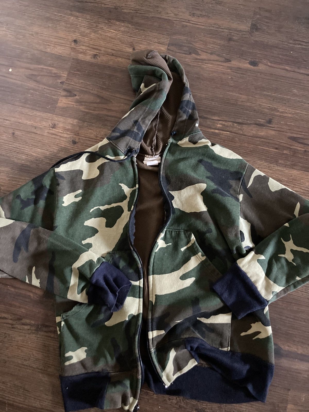 Vintage Vintage camo zip up Size US M / EU 48-50 / 2 - 2 Thumbnail