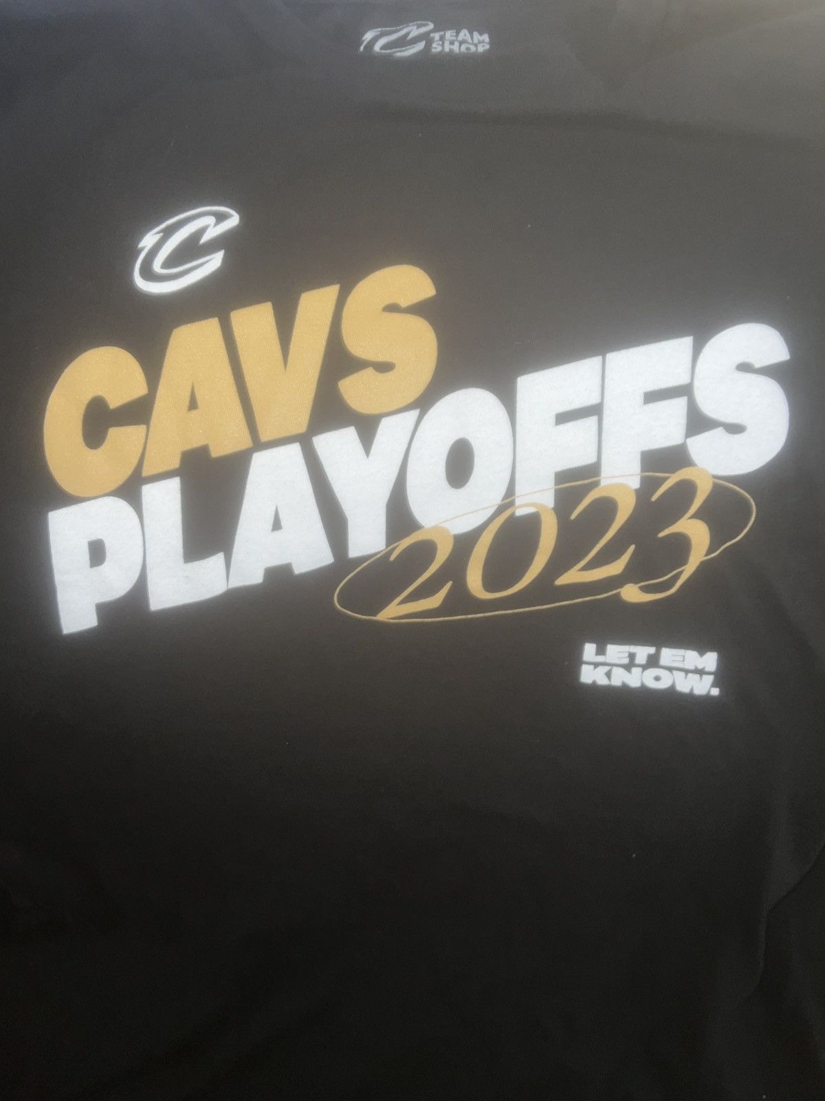 NBA Cleveland Cavaliers Team Shop Exclusive 2023 Playoffs Tee Size US L / EU 52-54 / 3 - 2 Thumbnail
